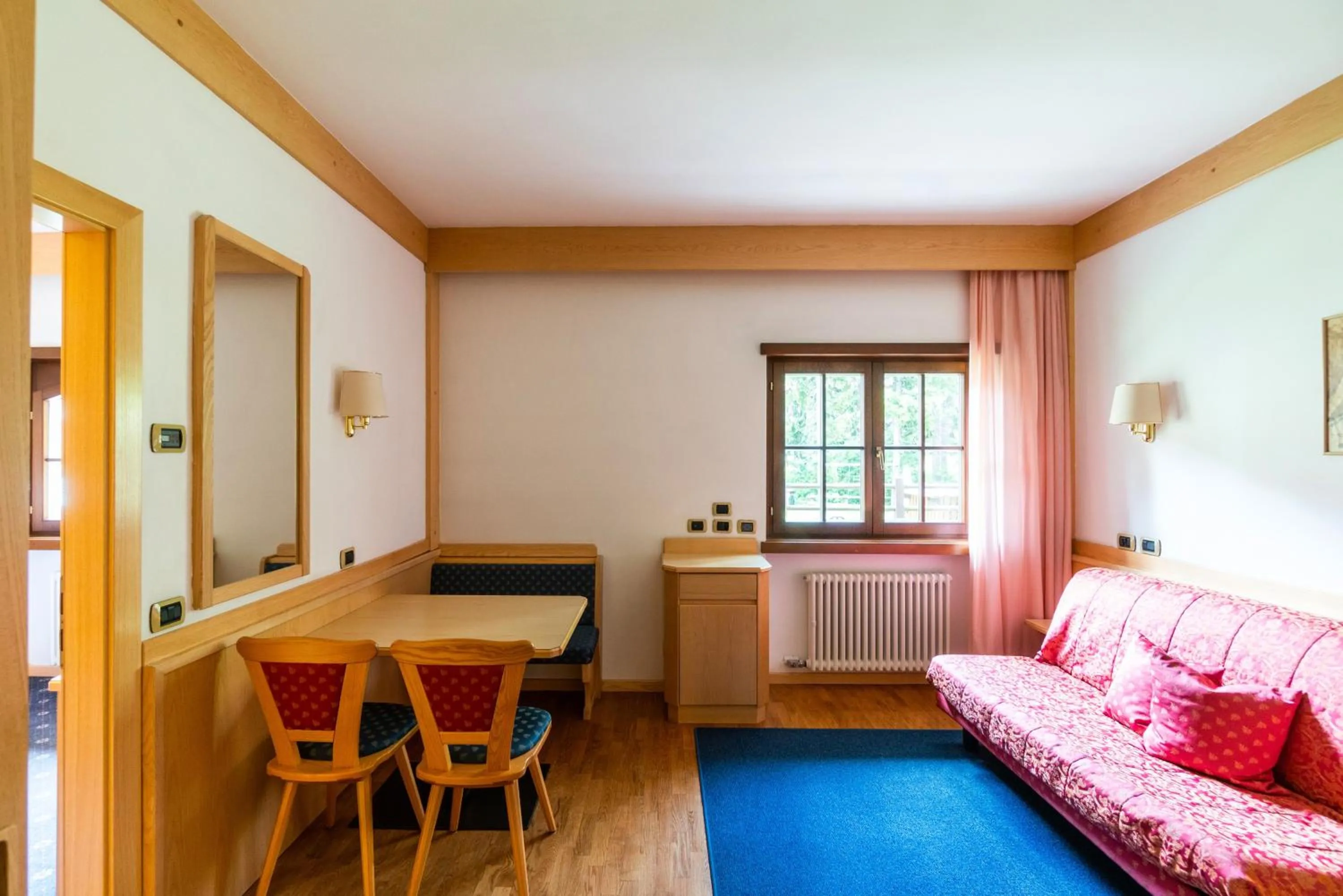 Living room, Bed in Garni Aritz