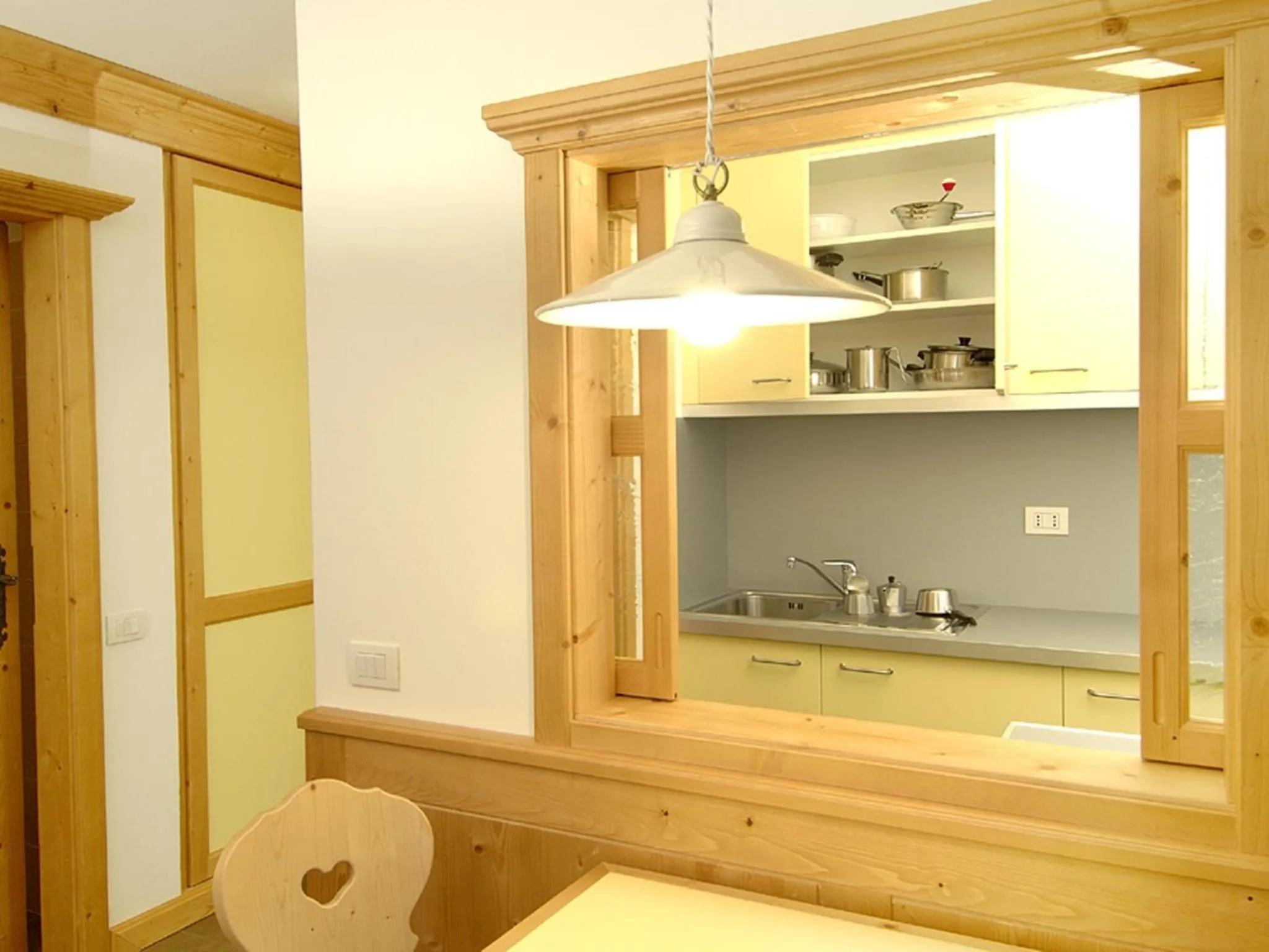Kitchen or kitchenette in Residence Lastei