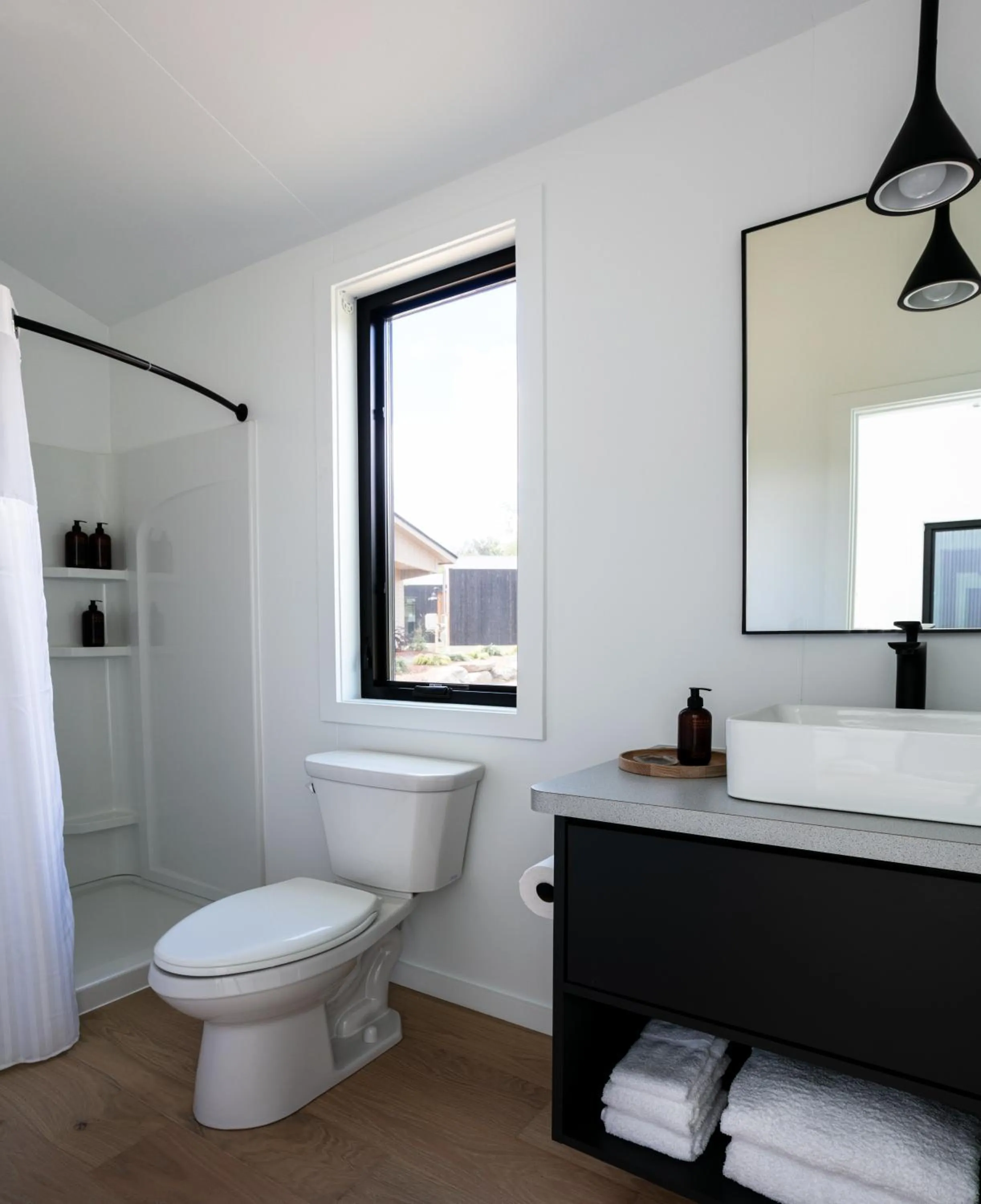 Toilet in Outbound Stowe