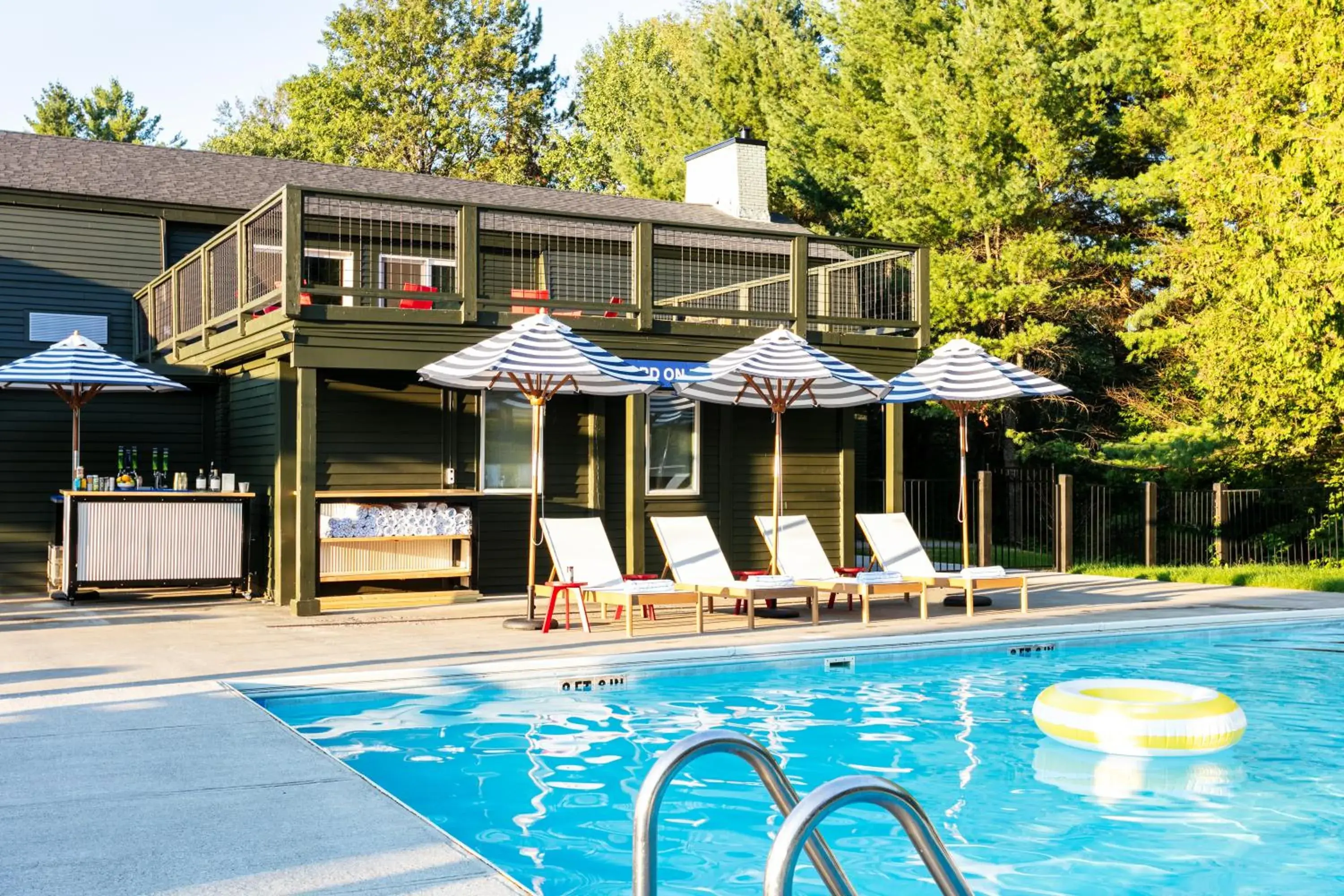 Swimming pool in Outbound Stowe Swimming pool in Outbound Stowe