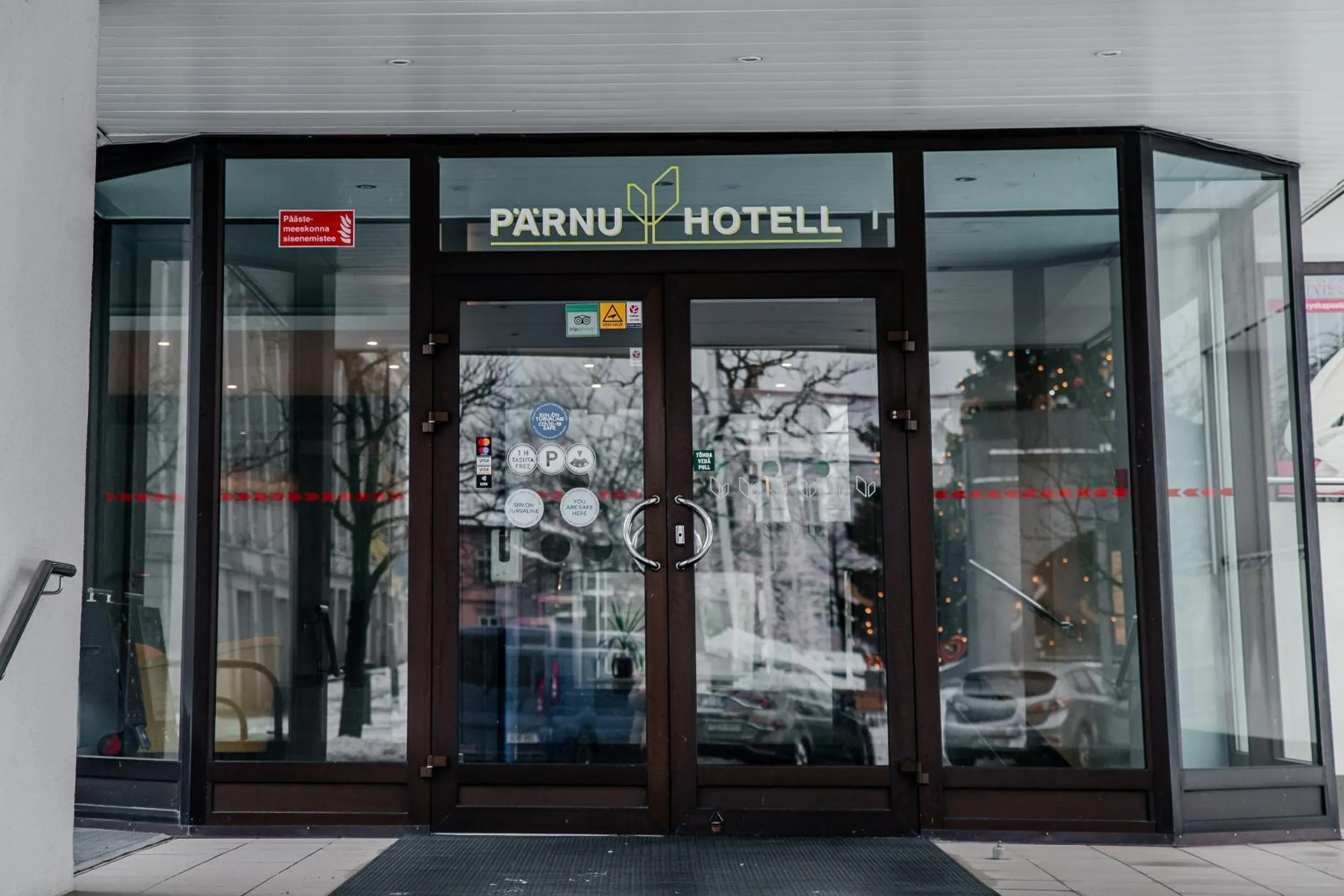 Facade/entrance in Pärnu Hotel