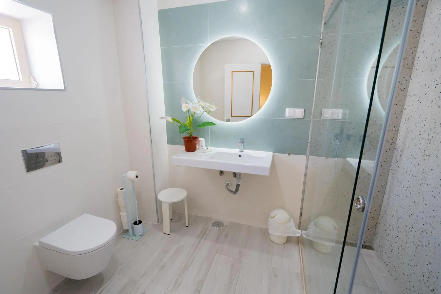 Bathroom in Luz Beach Apartments