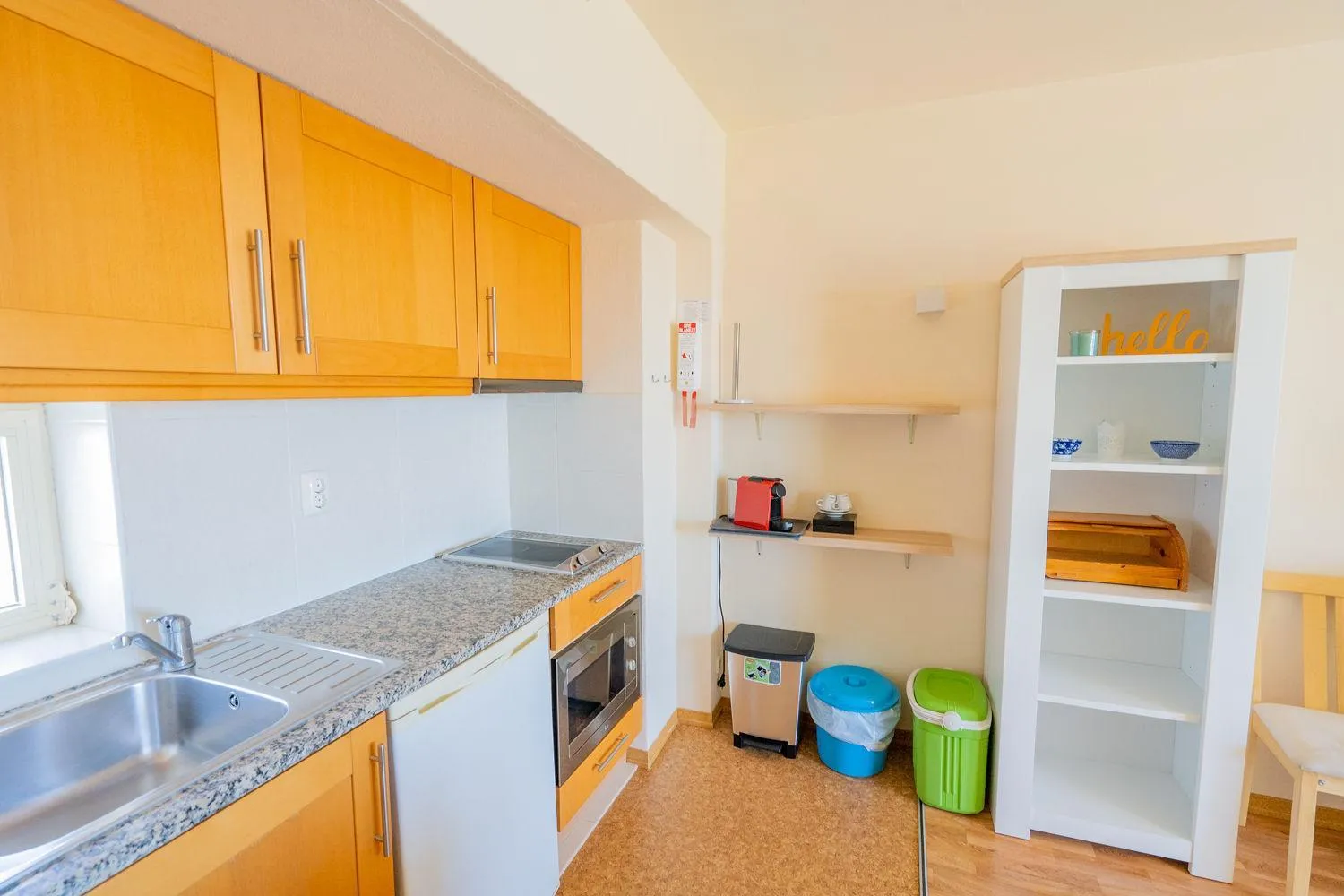 Kitchen or kitchenette in Luz Beach Apartments