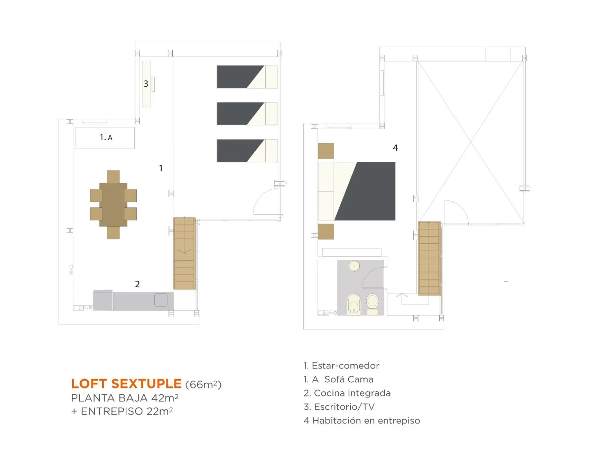 Floor plan in HTL 9 de Julio BsAs