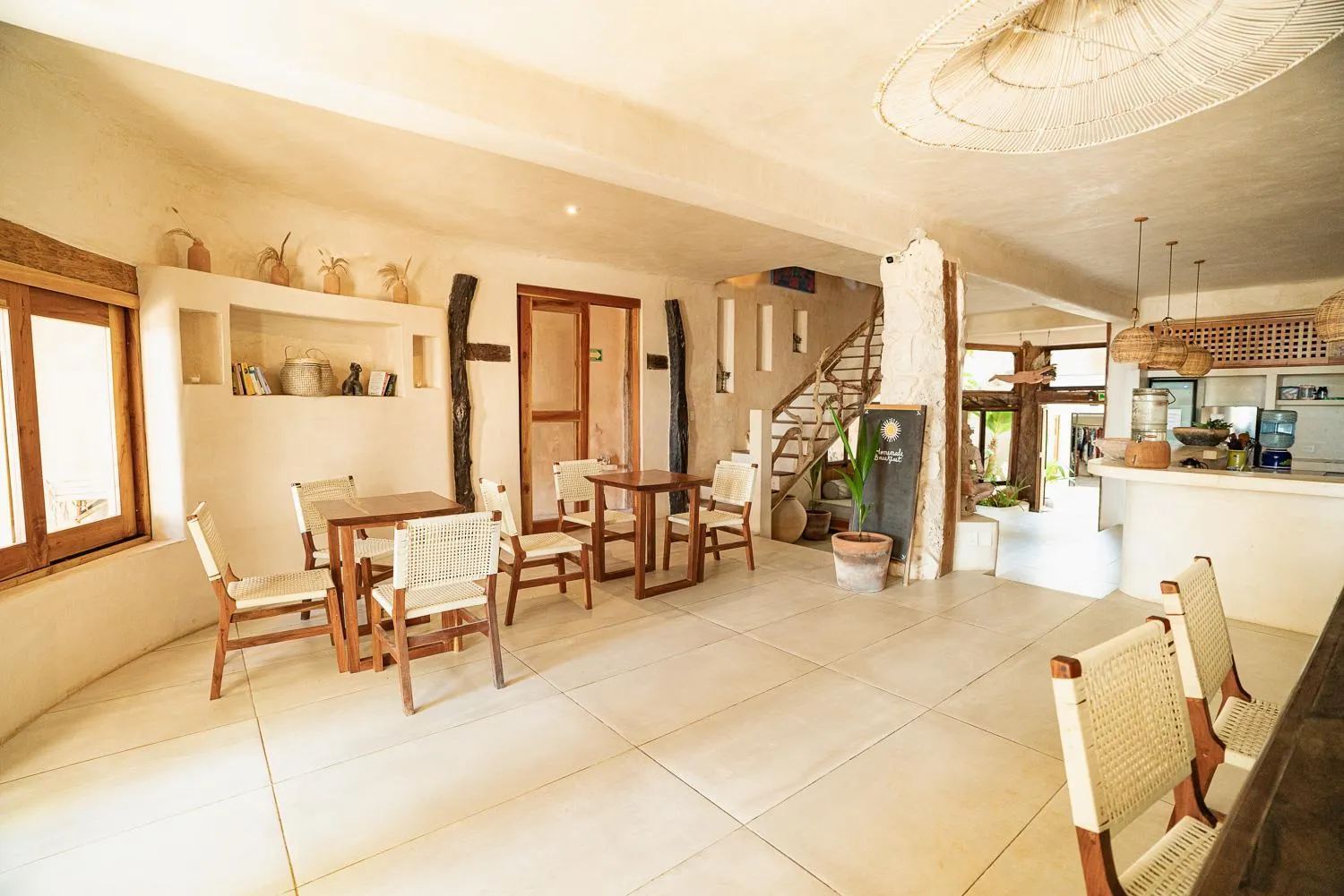 Restaurant/places to eat in La Posada del Sol Boutique Hotel Tulum