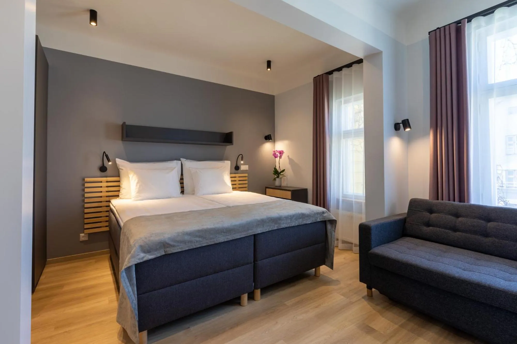 Bedroom, Bed in Koidulapark Hotell