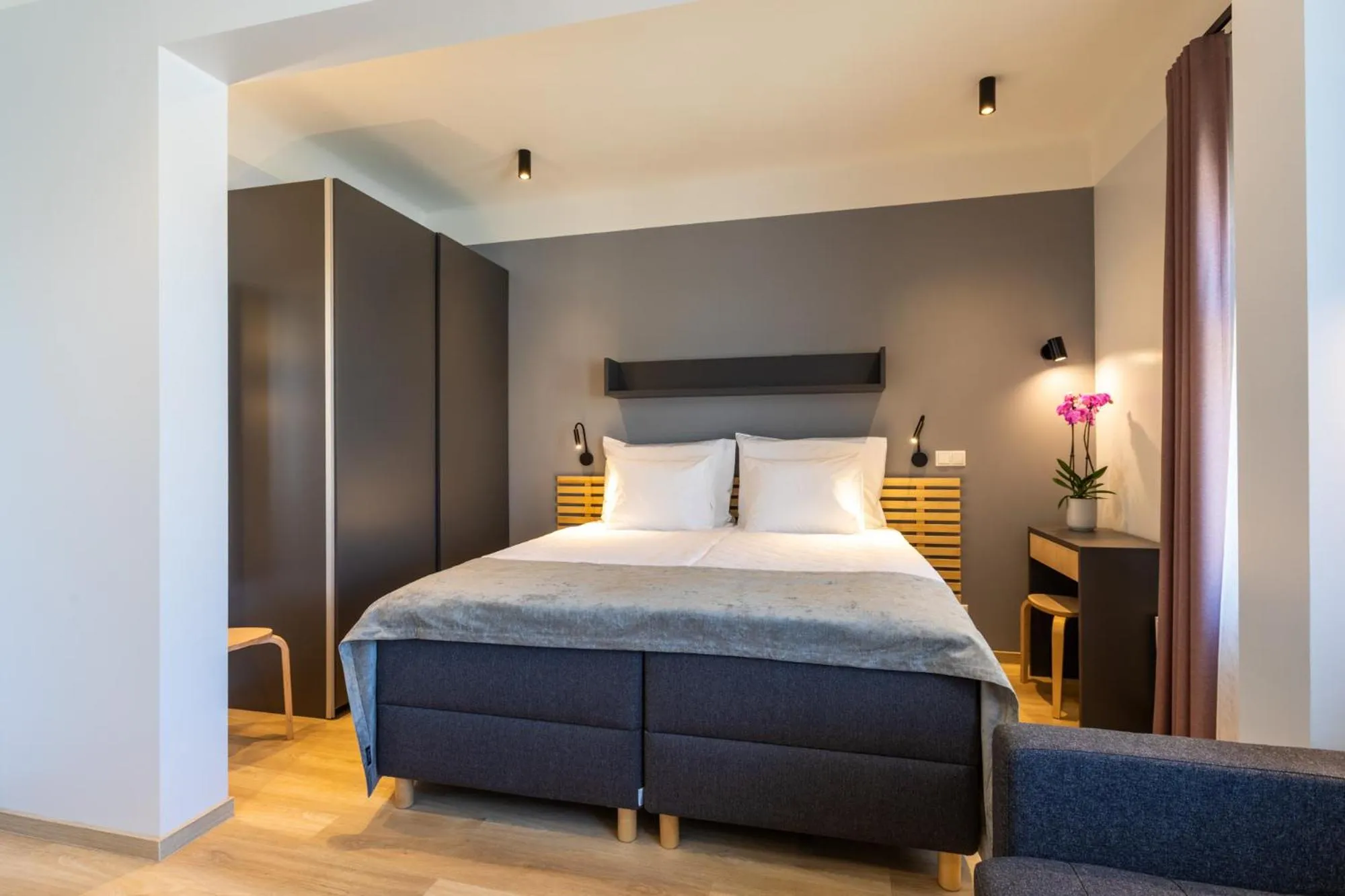 Bedroom, Bed in Koidulapark Hotell