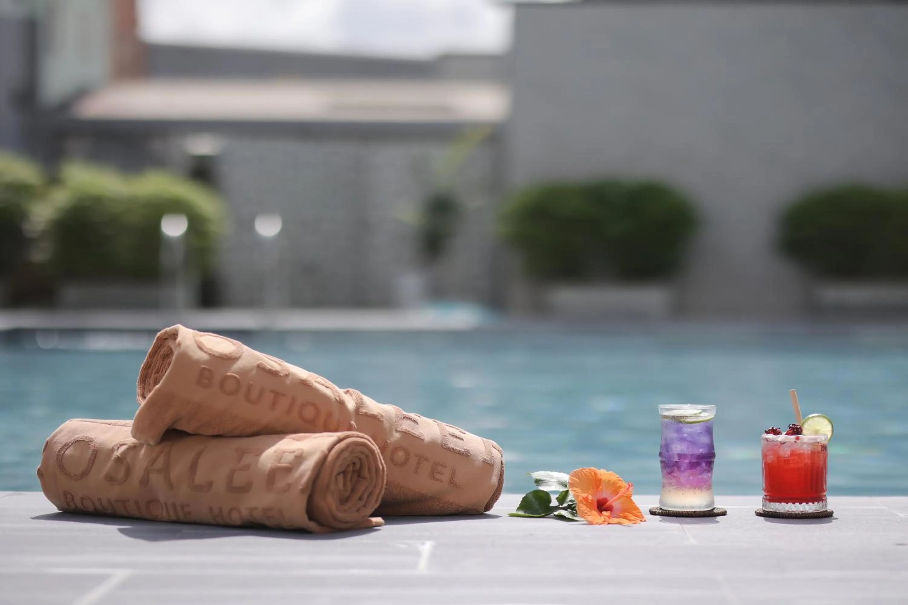 Pool view in Rosaleen Boutique Hotel