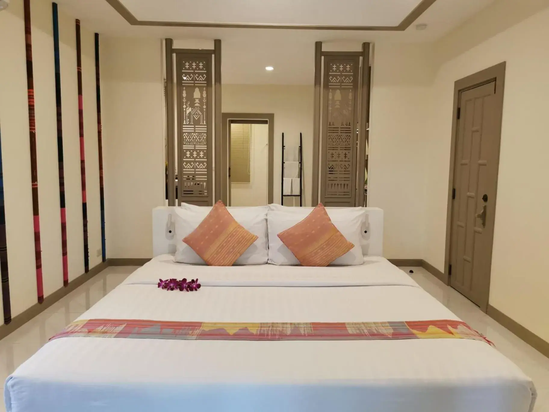 Bed in Lanna Dusita Riverside Boutique Resort Bed in Lanna Dusita Riverside Boutique Resort