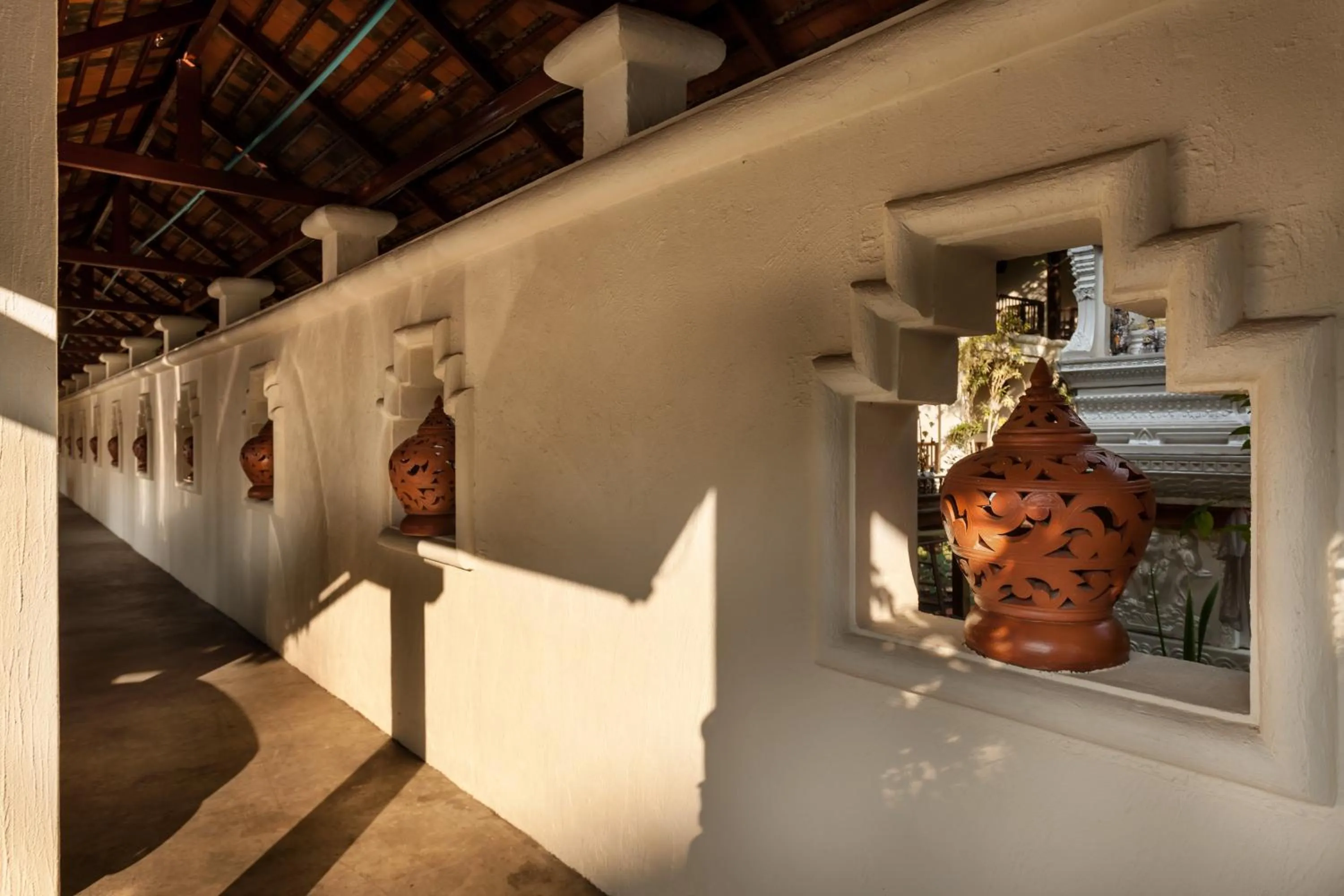 Facade/entrance in Lanna Dusita Riverside Boutique Resort