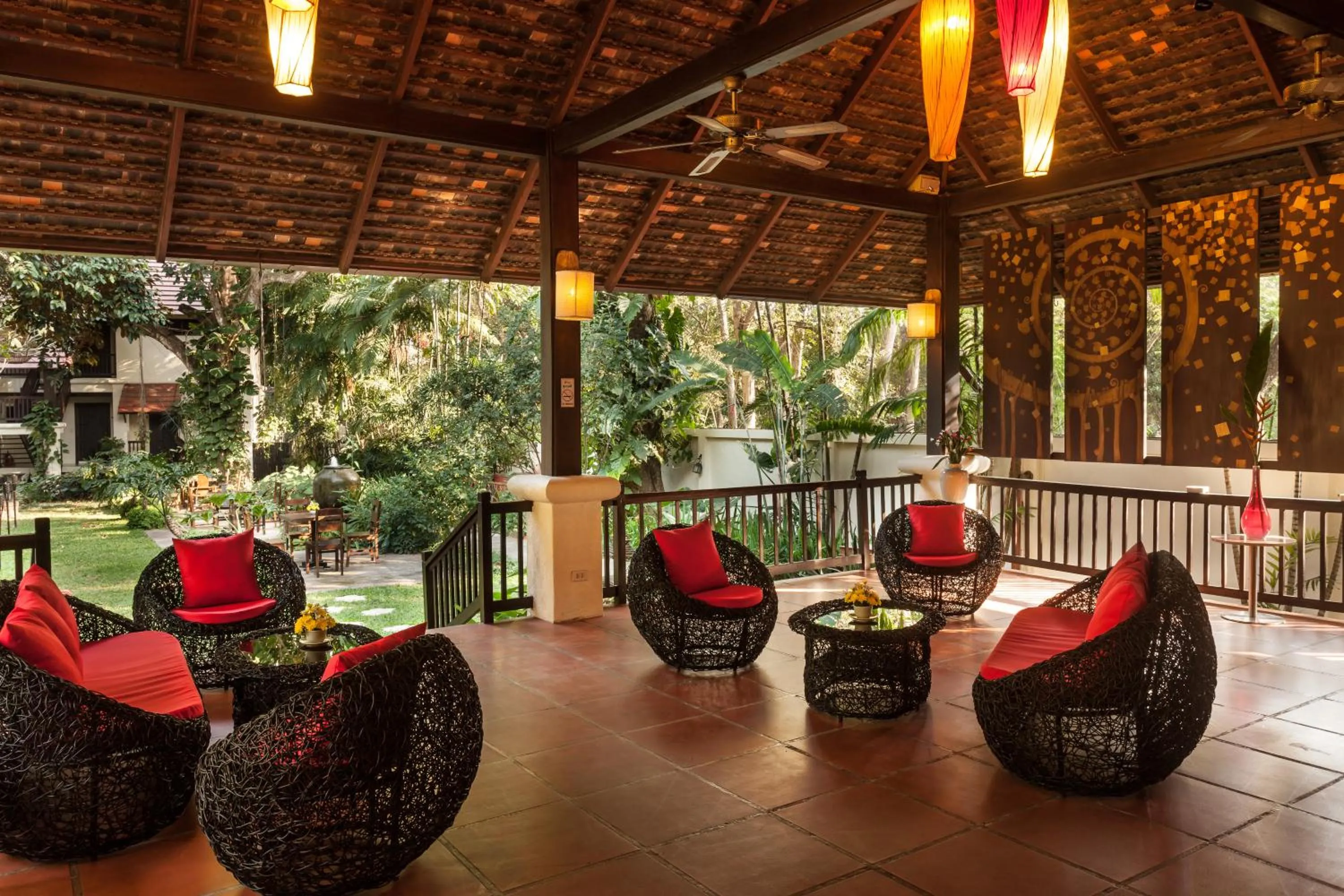 Lobby or reception in Lanna Dusita Riverside Boutique Resort