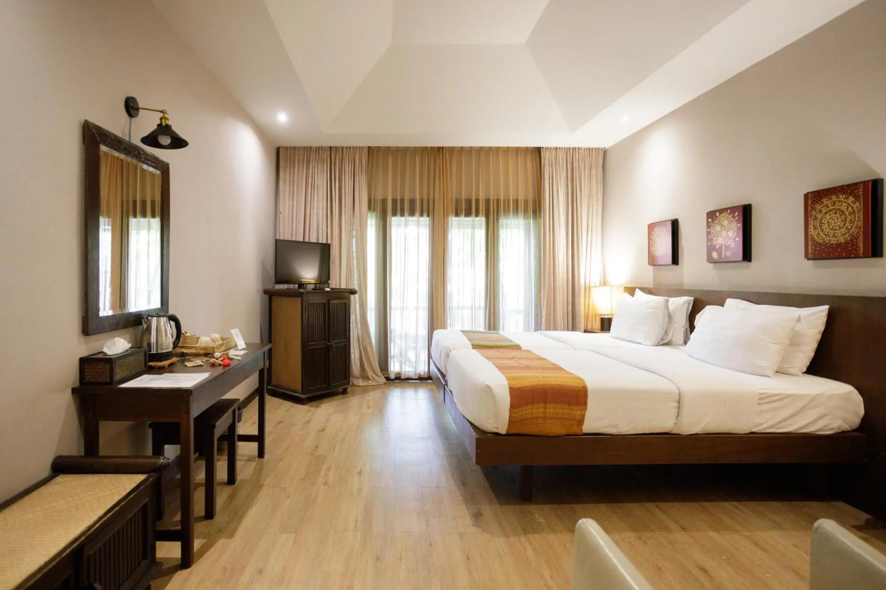 Photo of the whole room, Bed in Lanna Dusita Riverside Boutique Resort Photo of the whole room, Bed in Lanna Dusita Riverside Boutique Resort