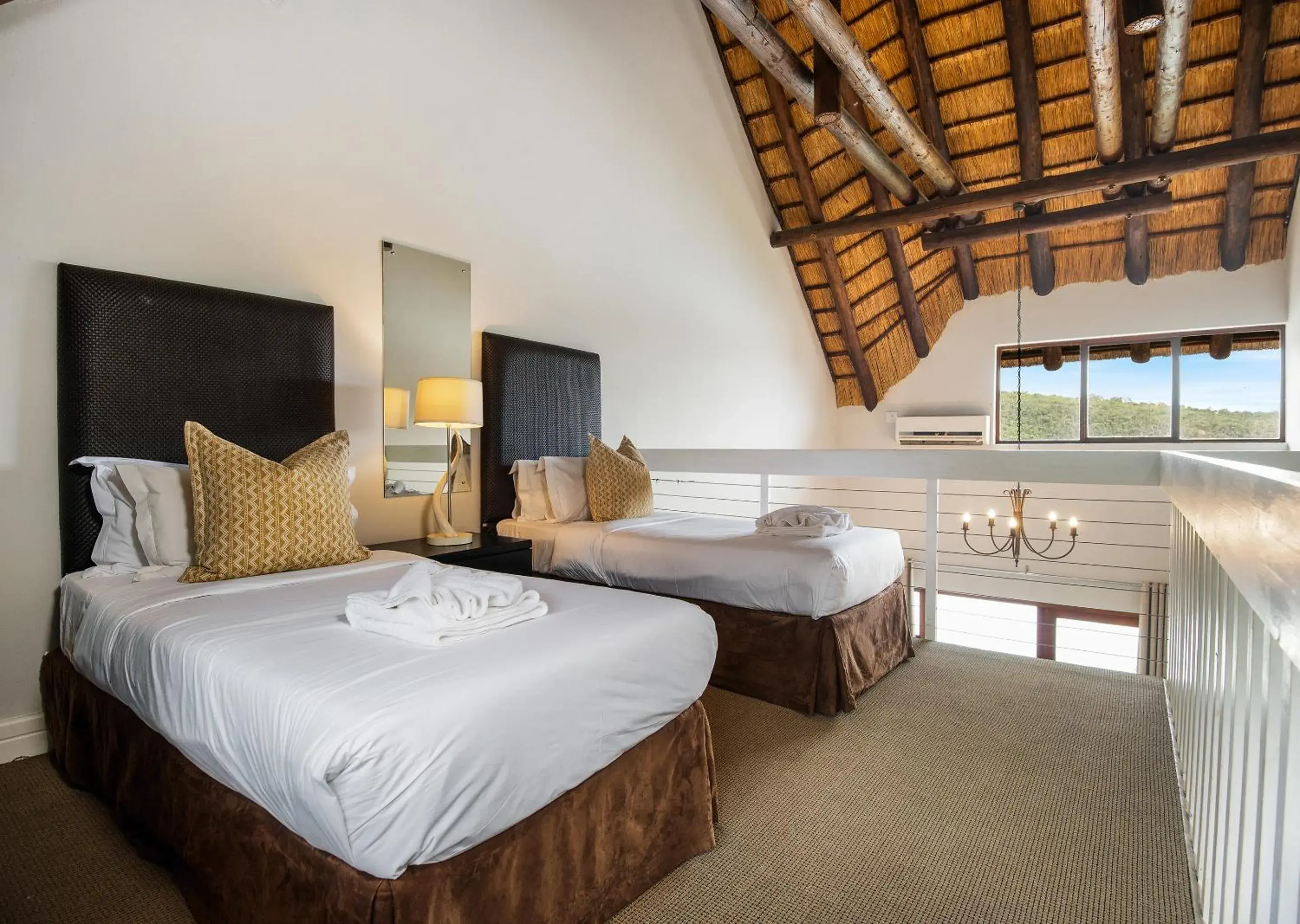 Bed in Jozini Tiger Lodge & Spa by Dream Resorts Bed in Jozini Tiger Lodge & Spa by Dream Resorts