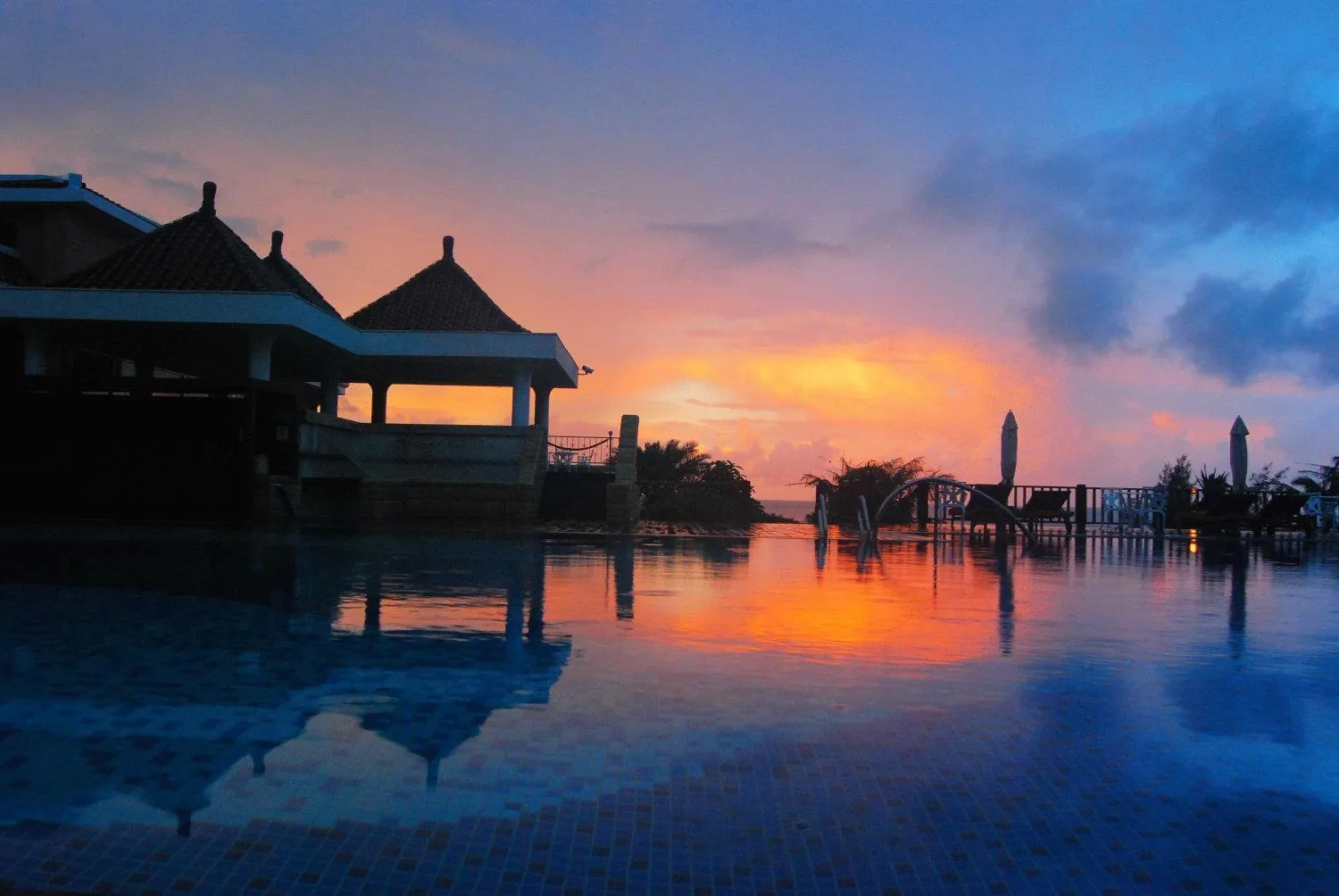 Swimming pool in Fullon Resort Kending