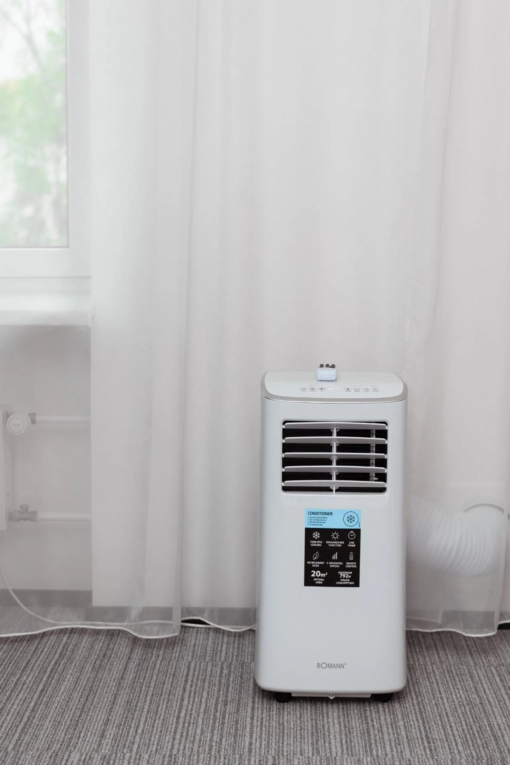 air conditioner in Inger Hotell