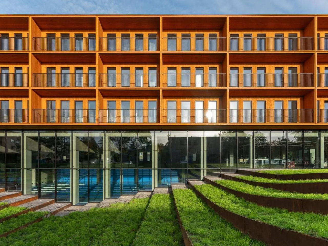 Swimming pool in Inger Hotell