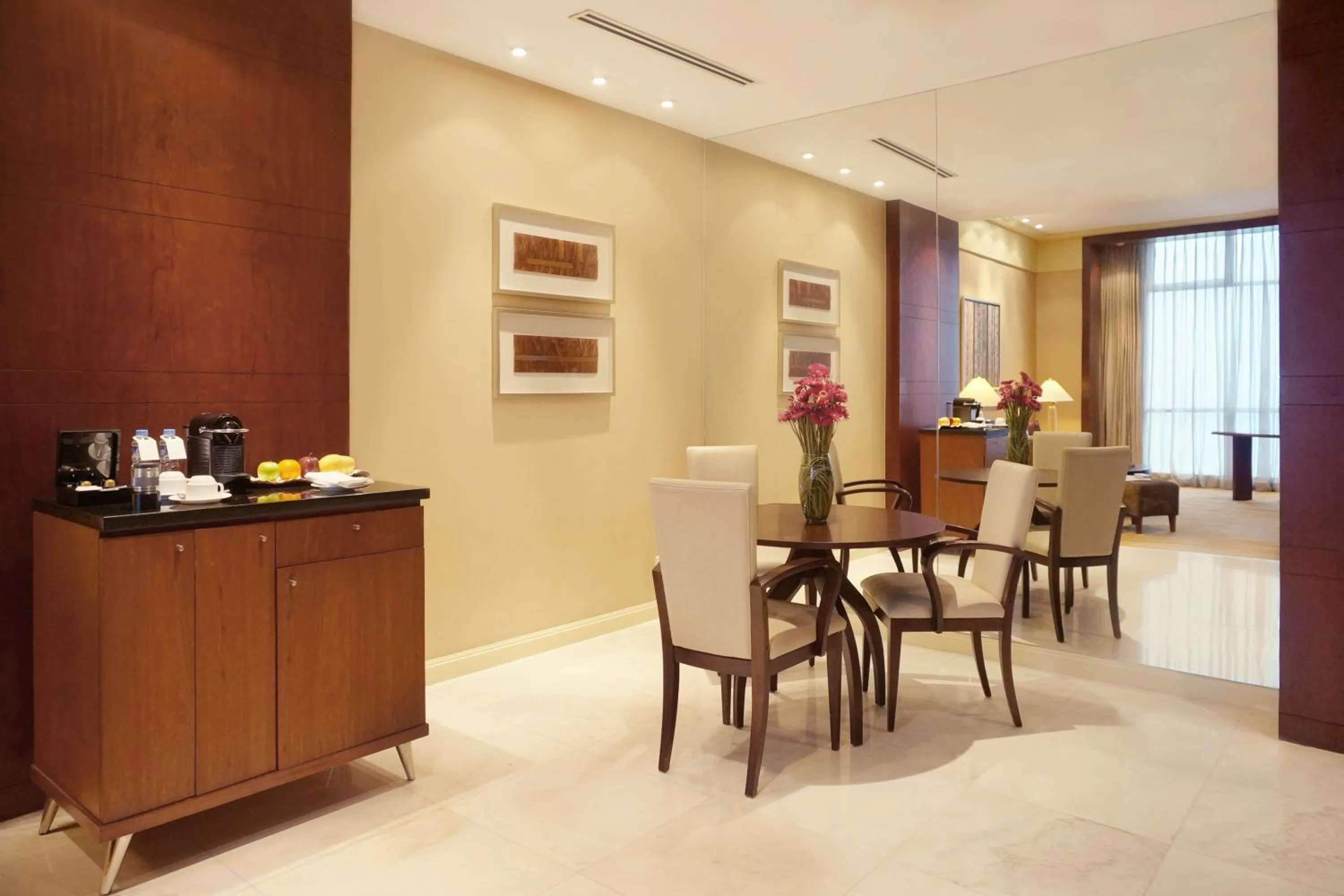 Dining area in New Coast Hotel Manila