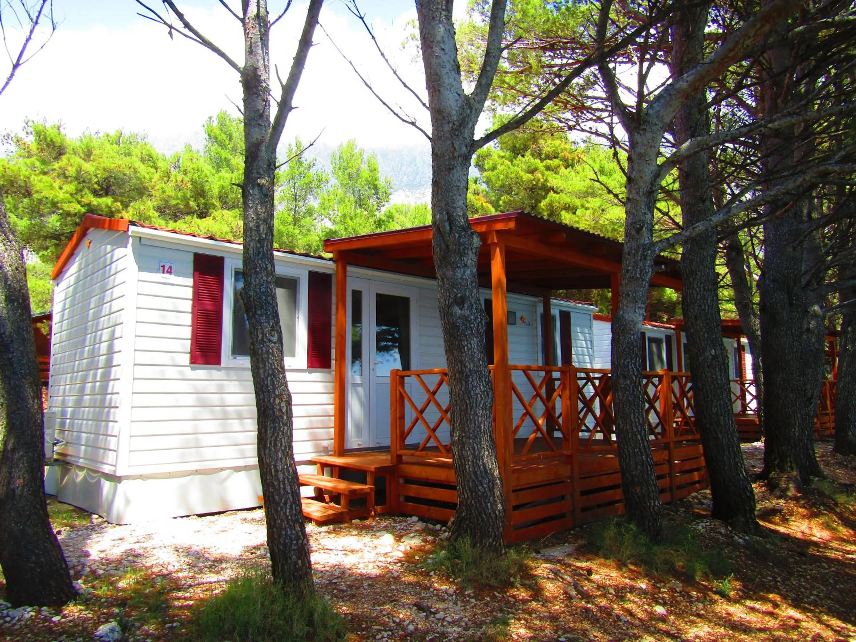 Facade/entrance in Victoria Mobilhome Camping Dole-Živogošče