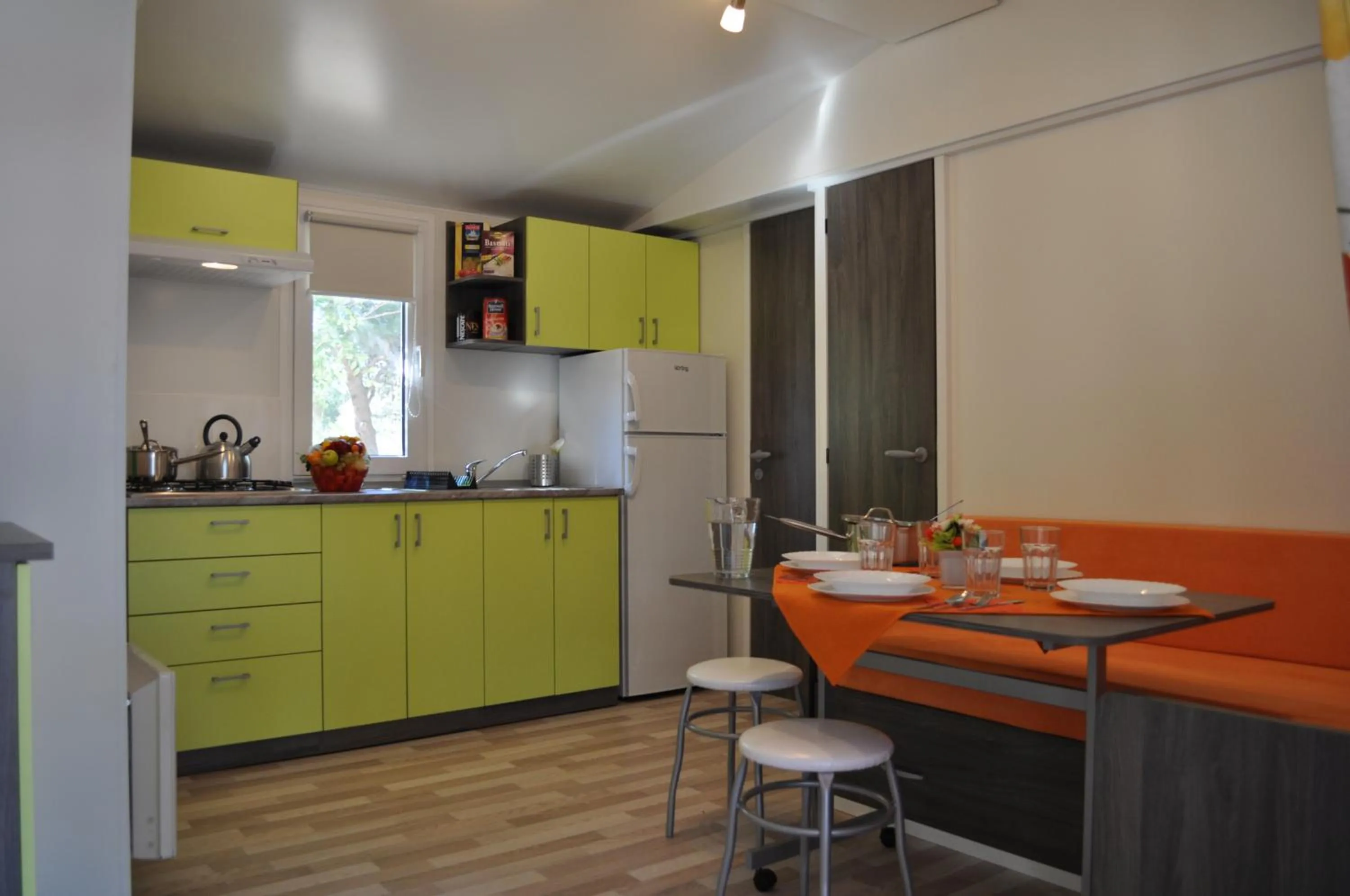 Kitchen or kitchenette in Victoria Mobilhome Camping Dole-Živogošče