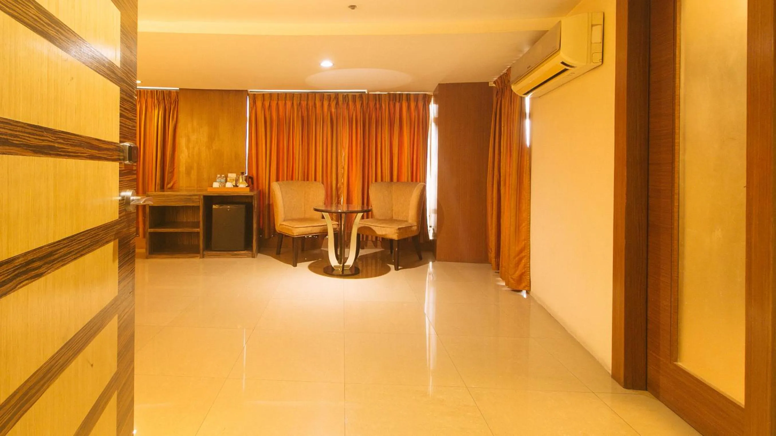 Seating area in Torre Venezia Suites