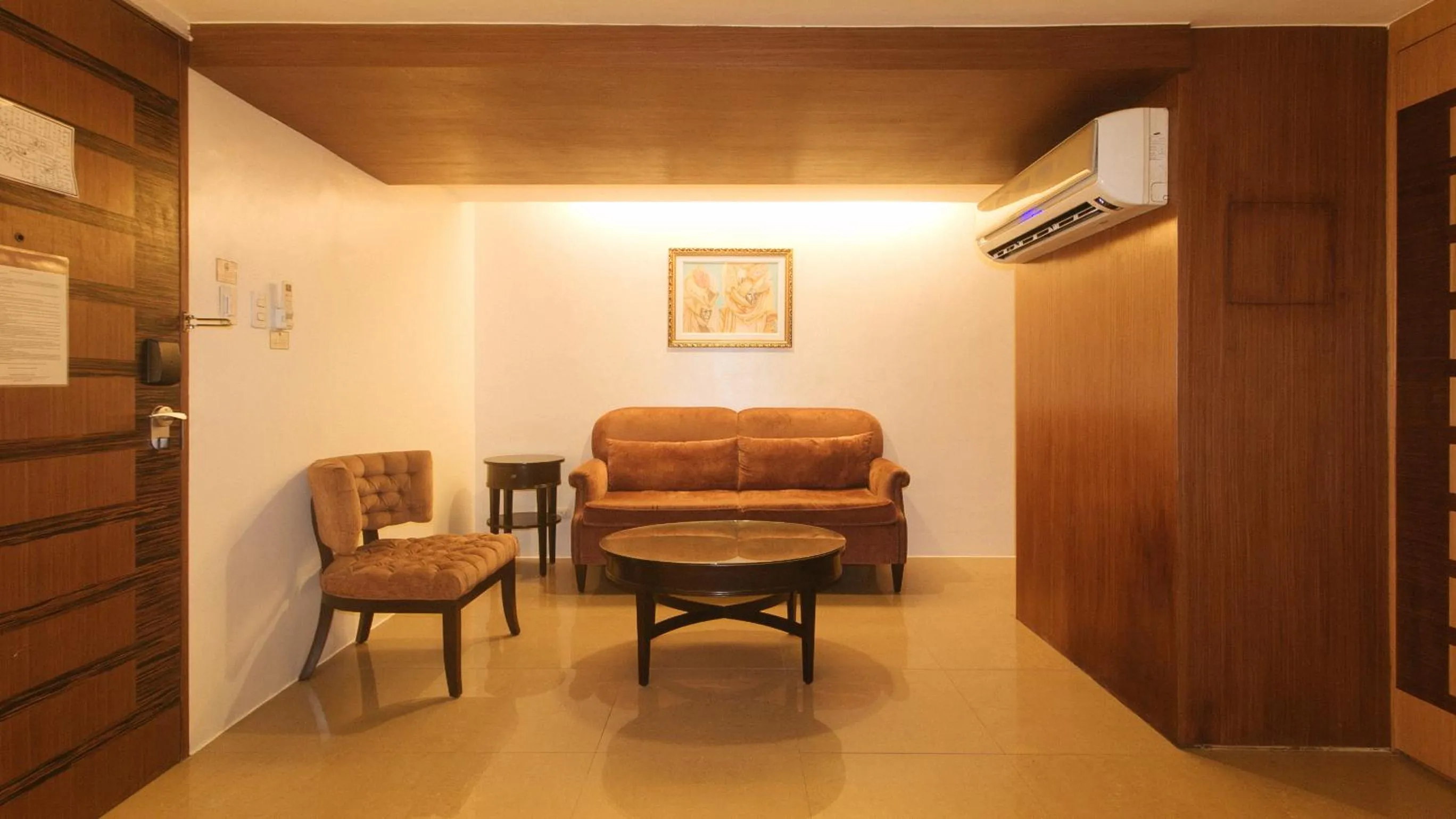 Living room in Torre Venezia Suites