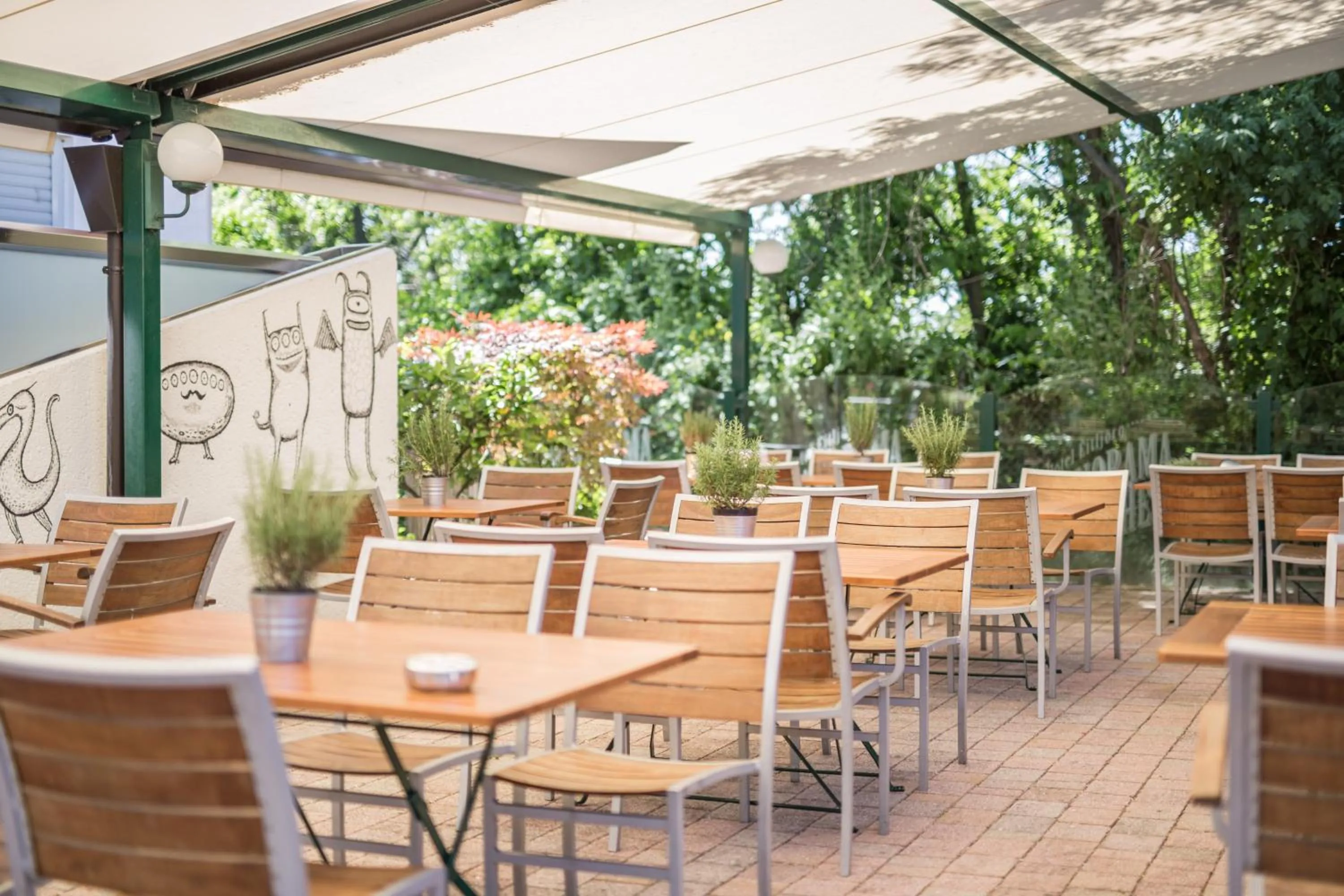Garden in Hotel Eitljörg