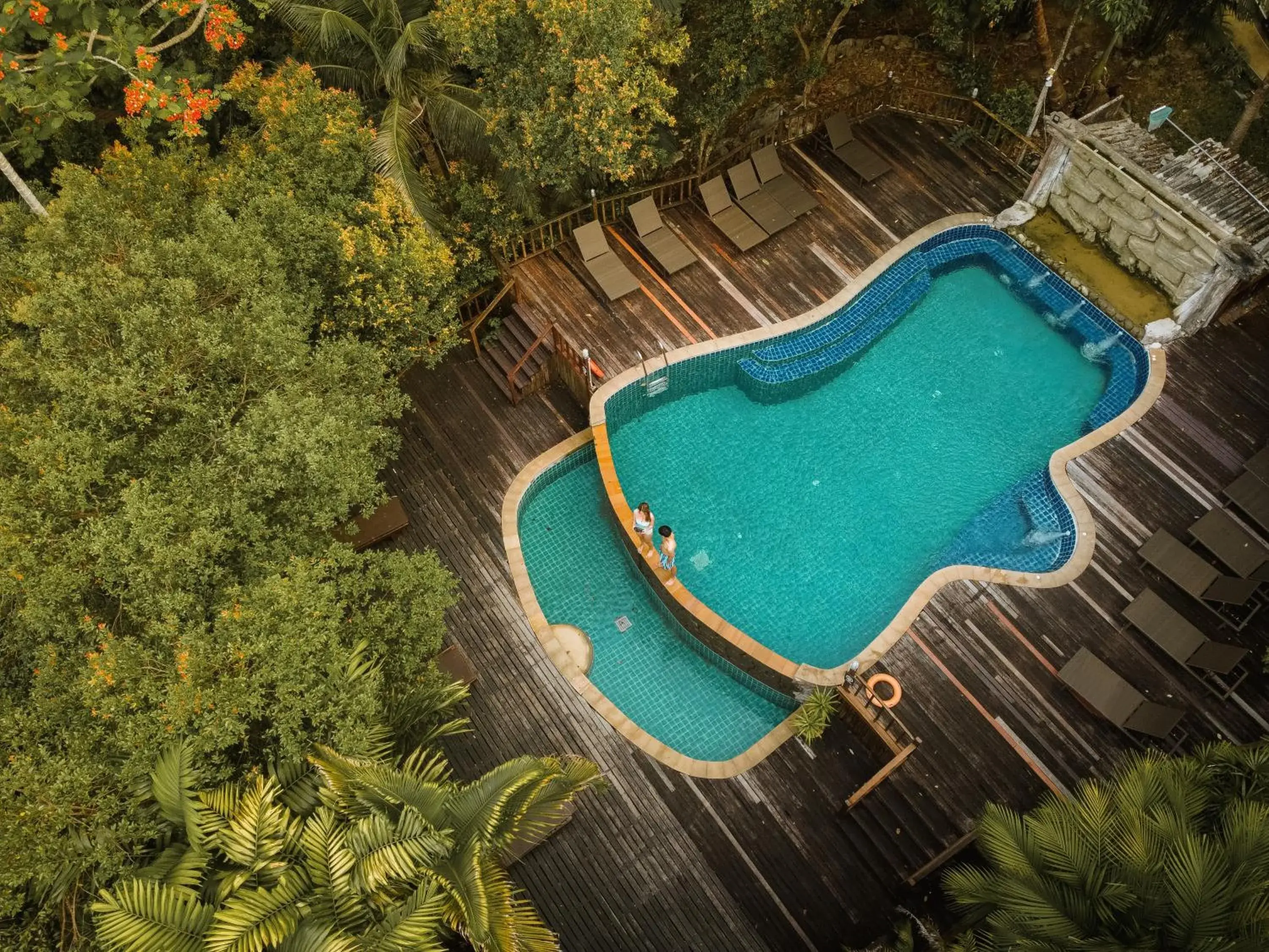 Swimming pool in The Vatika Resort and Spa Swimming pool in The Vatika Resort and Spa