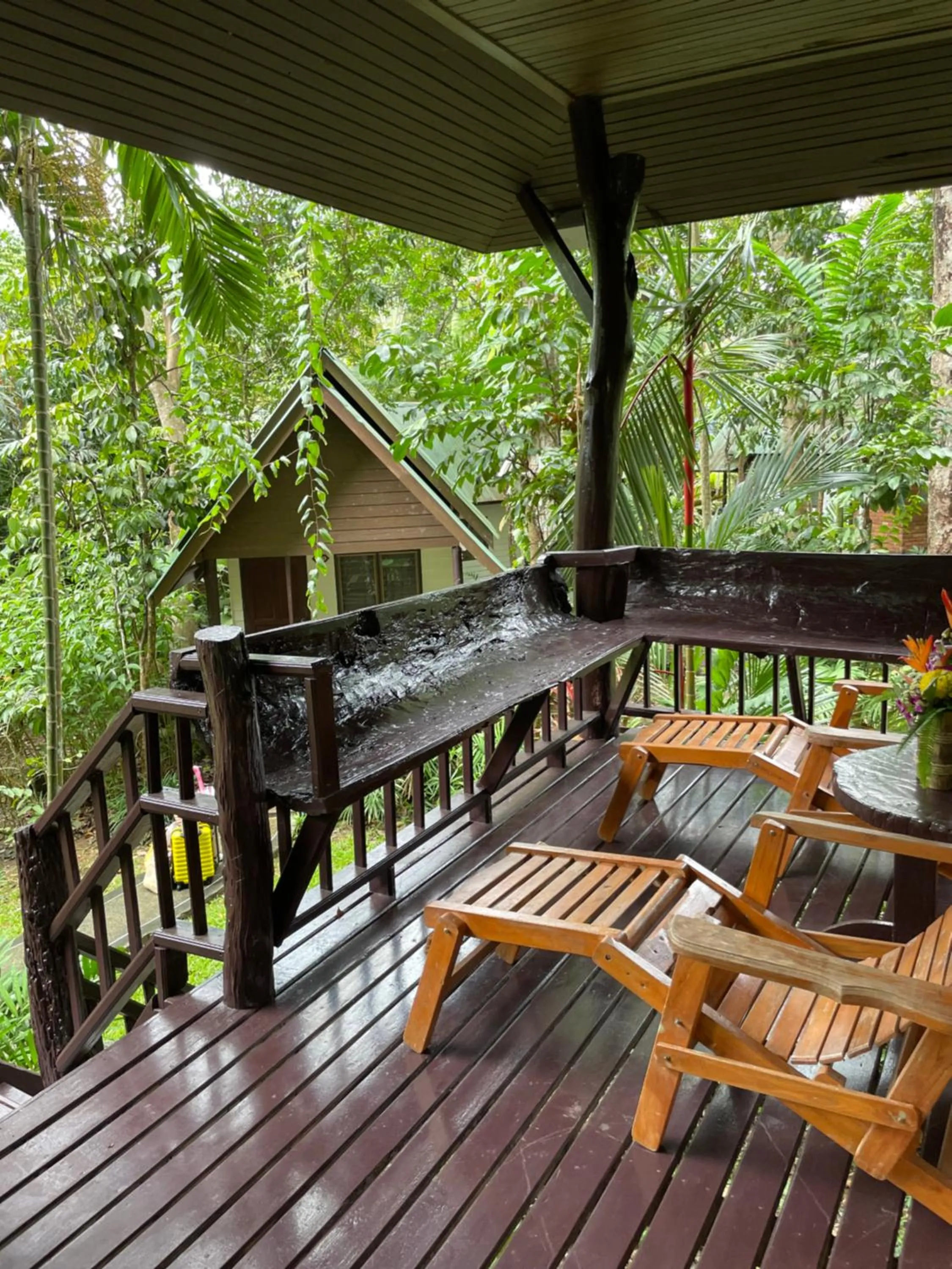 Balcony/Terrace in The Vatika Resort and Spa