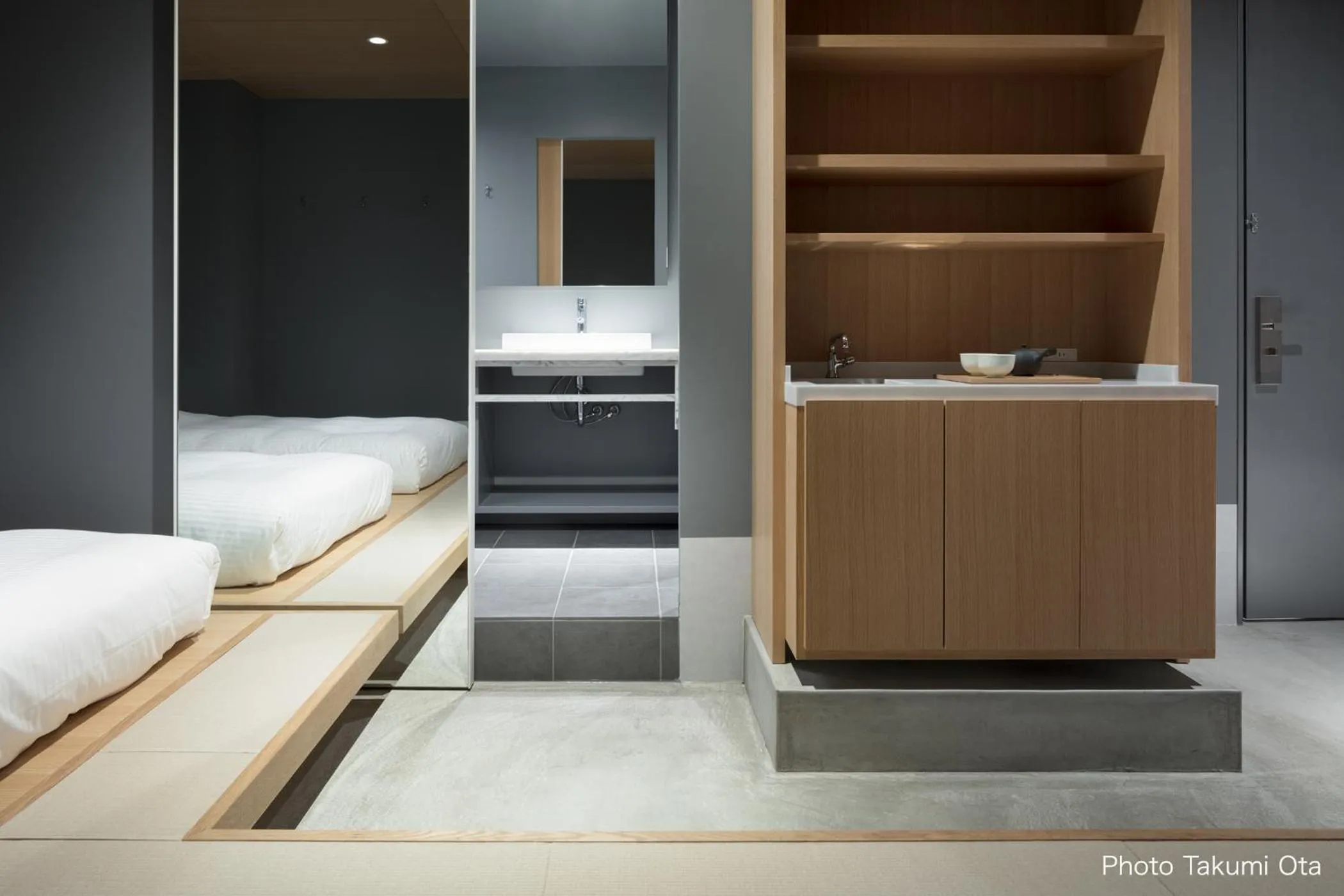 Photo of the whole room, Bed in KUMU Kanazawa by THE SHARE HOTELS