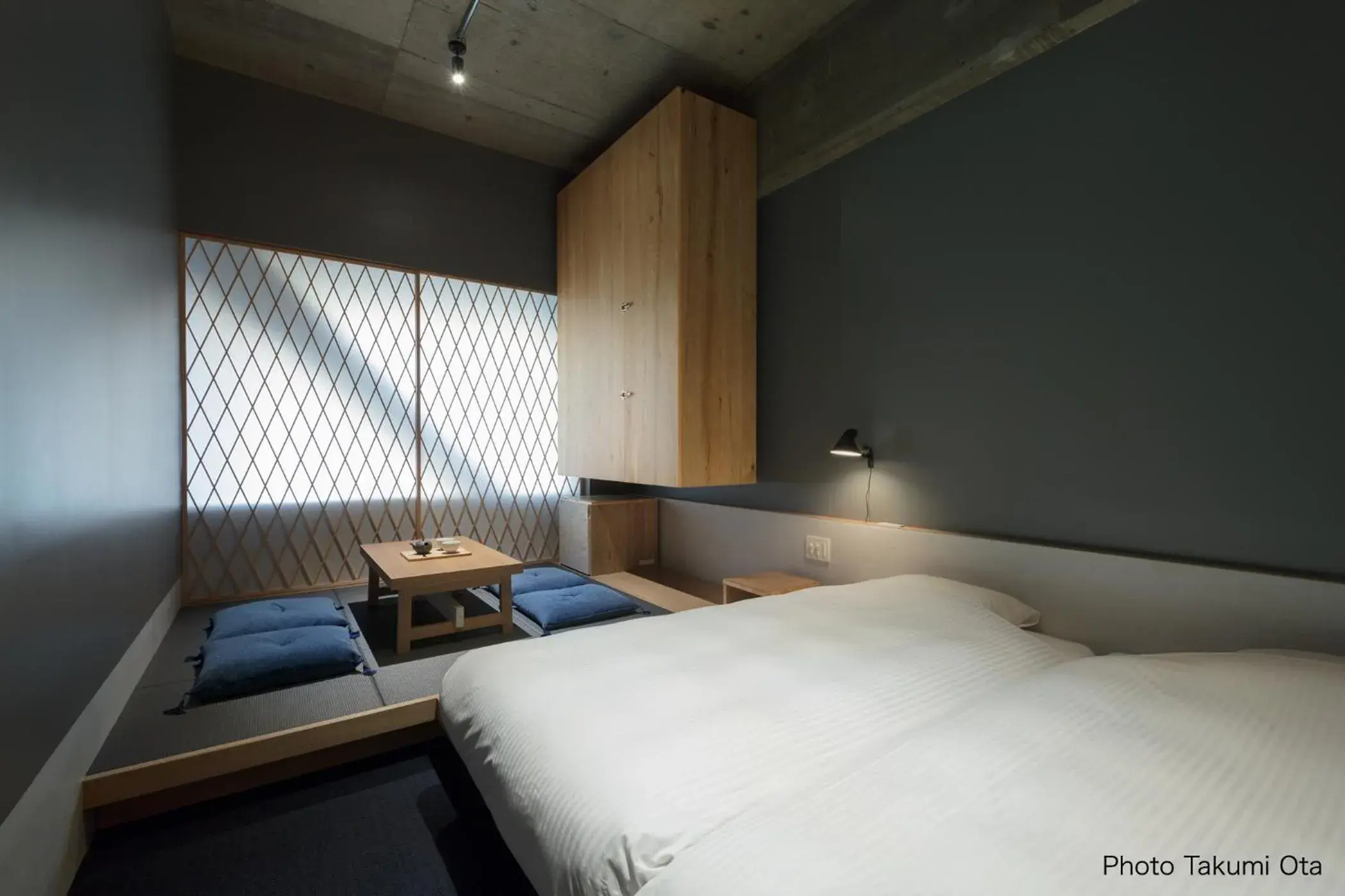 Bed in KUMU Kanazawa by THE SHARE HOTELS Bed in KUMU Kanazawa by THE SHARE HOTELS