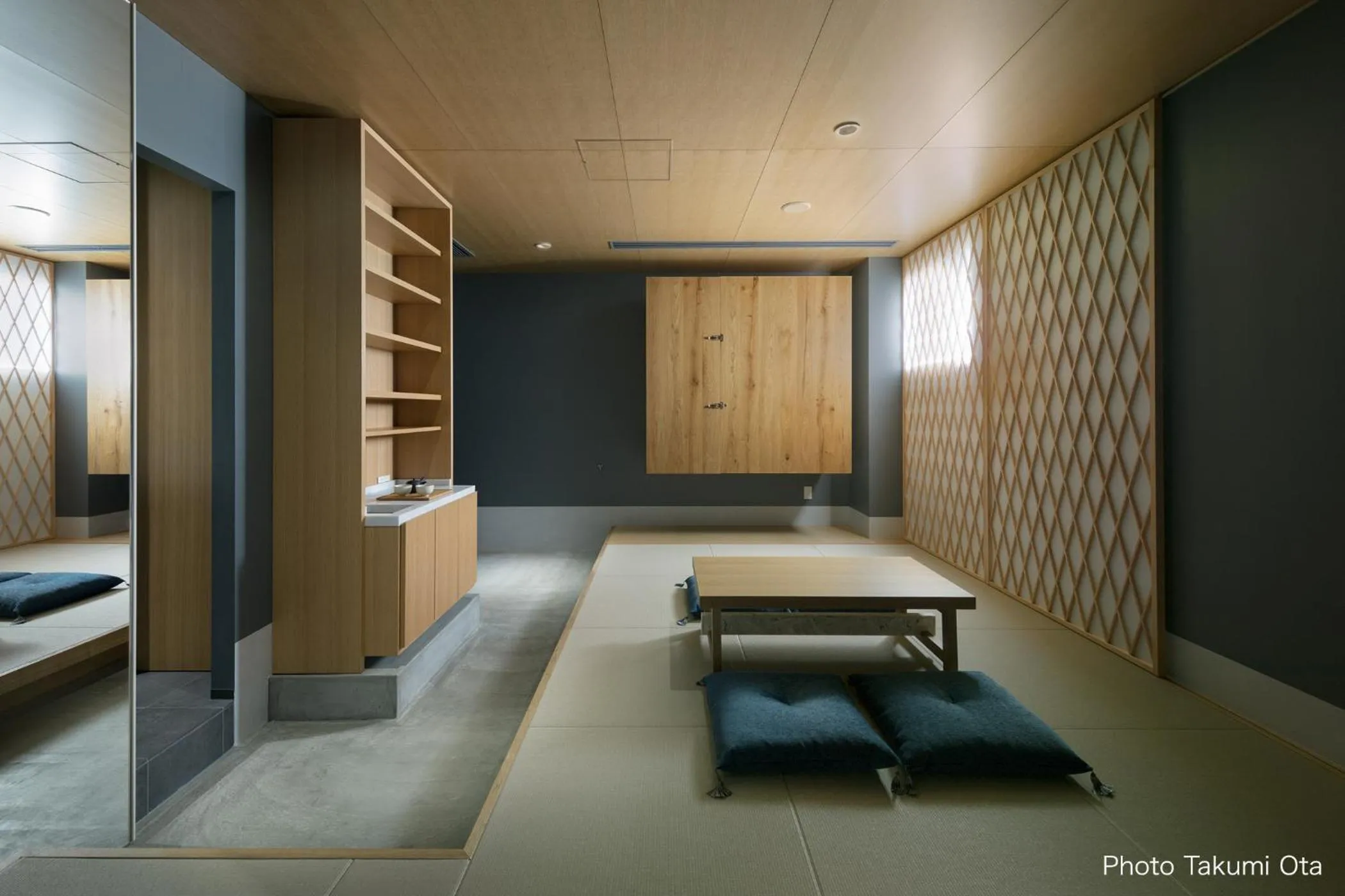 Living room, Bed in KUMU Kanazawa by THE SHARE HOTELS