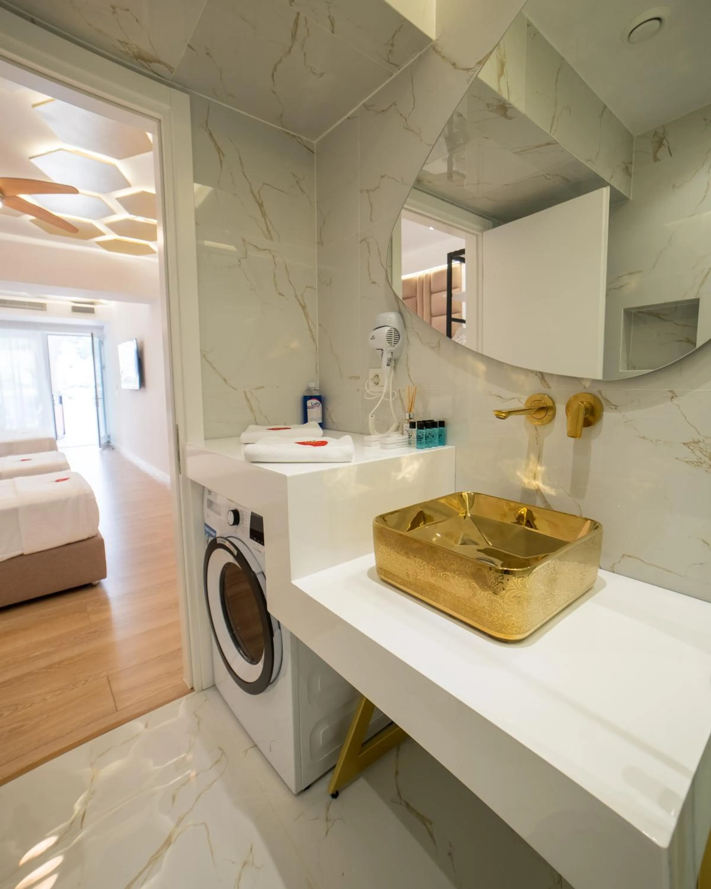 Bed in Adam & Eve Suites