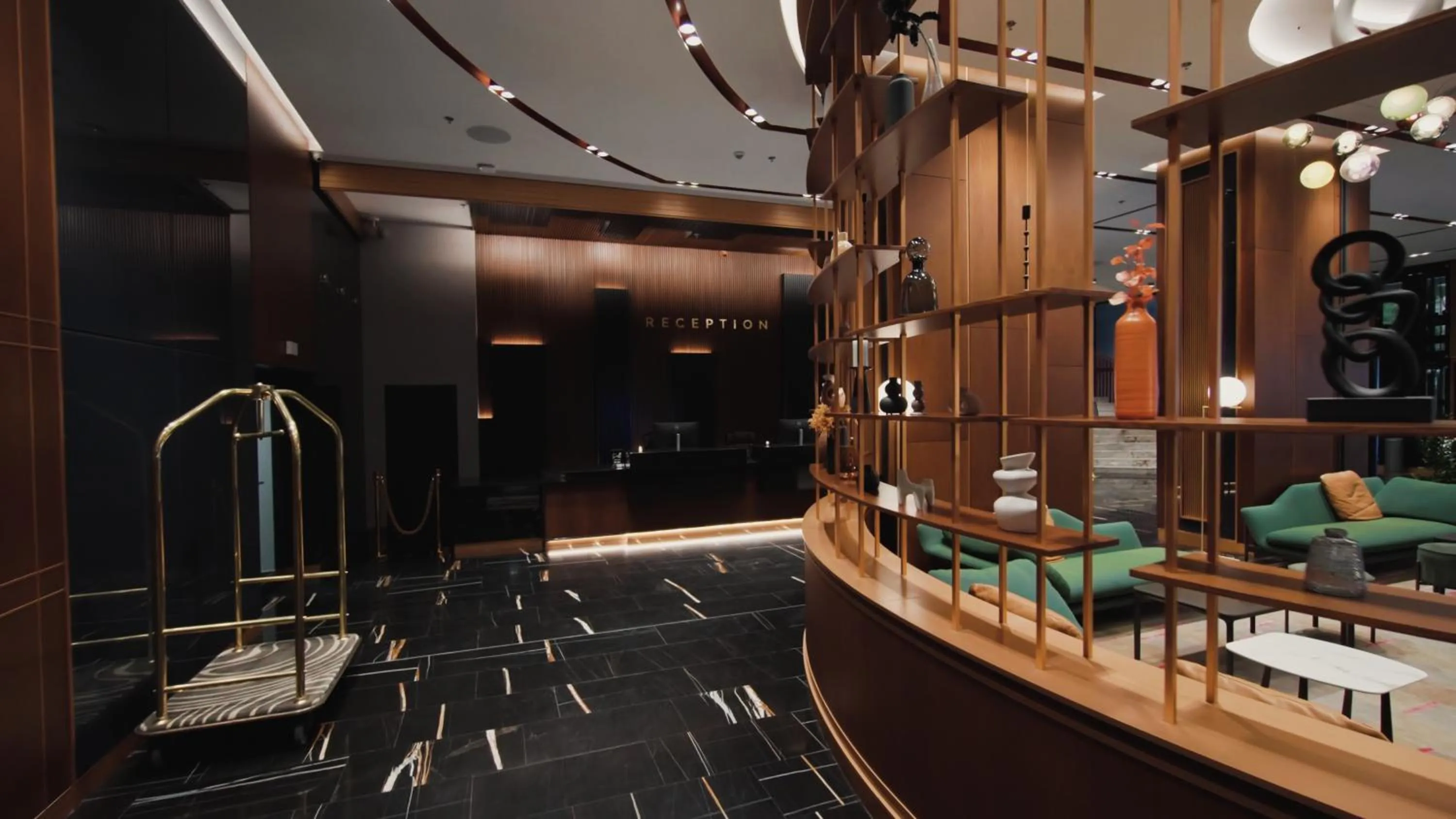 Lobby or reception in Hotel Cherno More