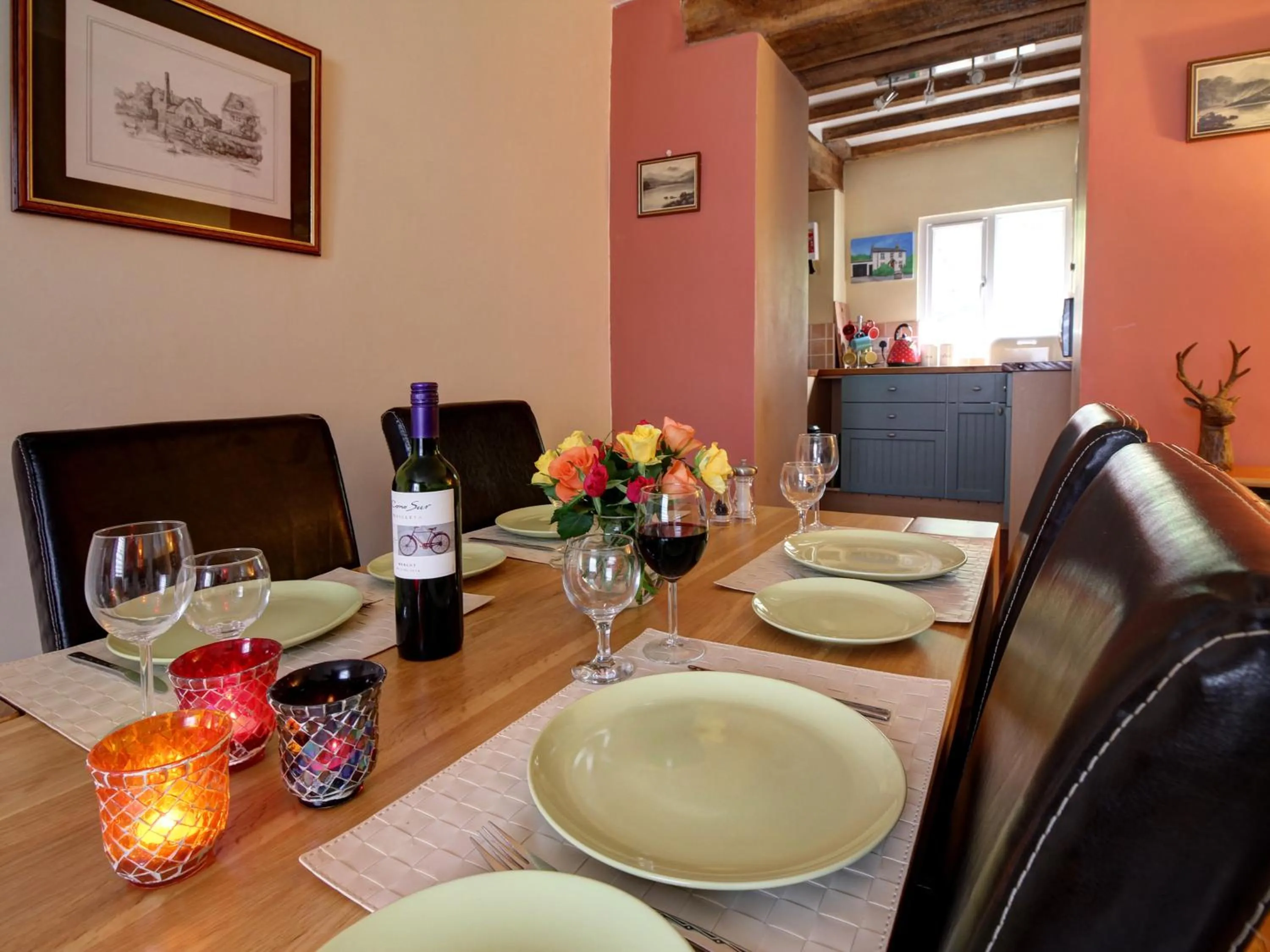 Photo of the whole room in Bryn Ffynnon Holiday Cottage Llanrwst