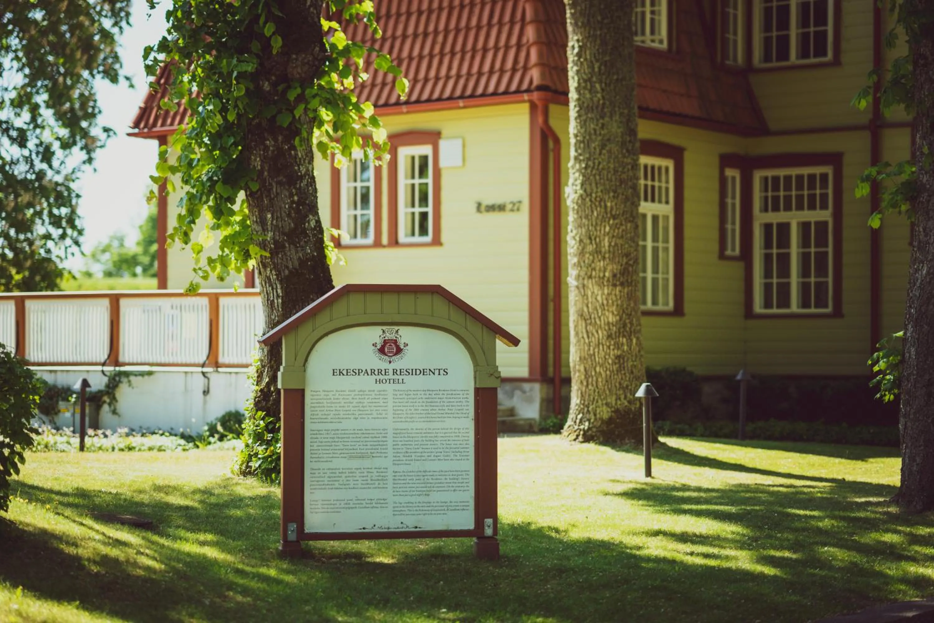 Property building in Ekesparre Boutique Hotel