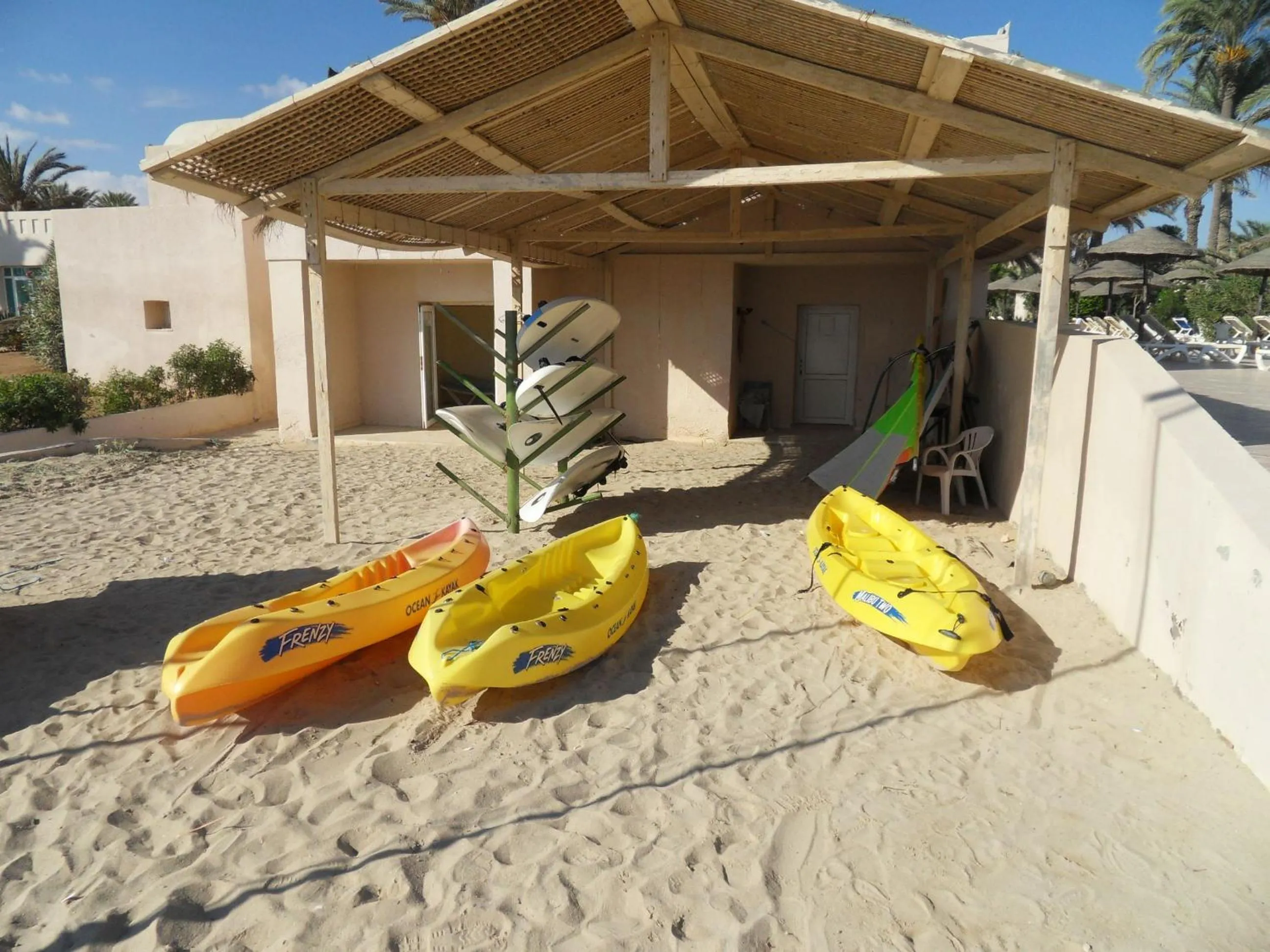 Canoeing in Zita Beach Resort