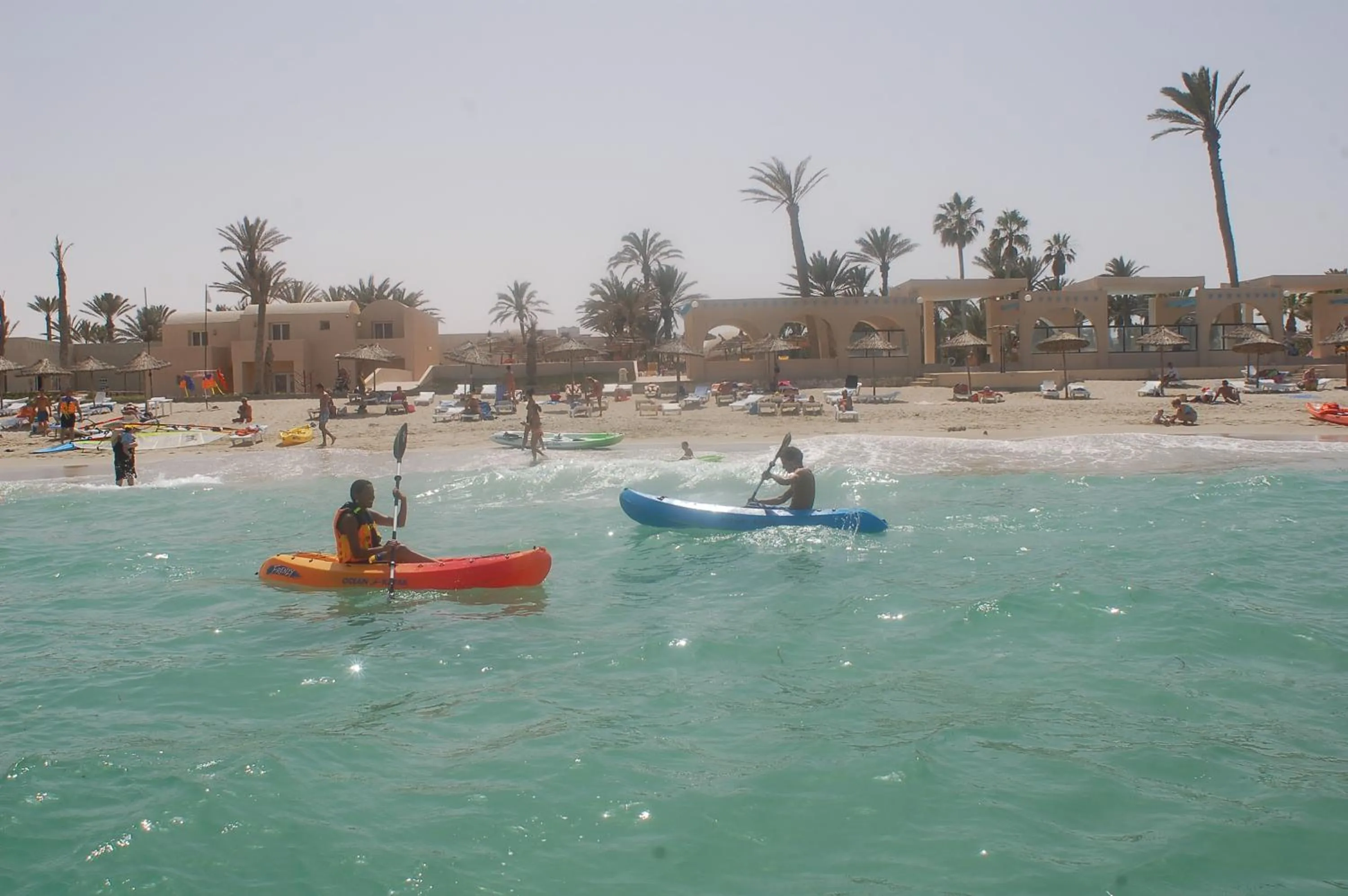 People in Zita Beach Resort