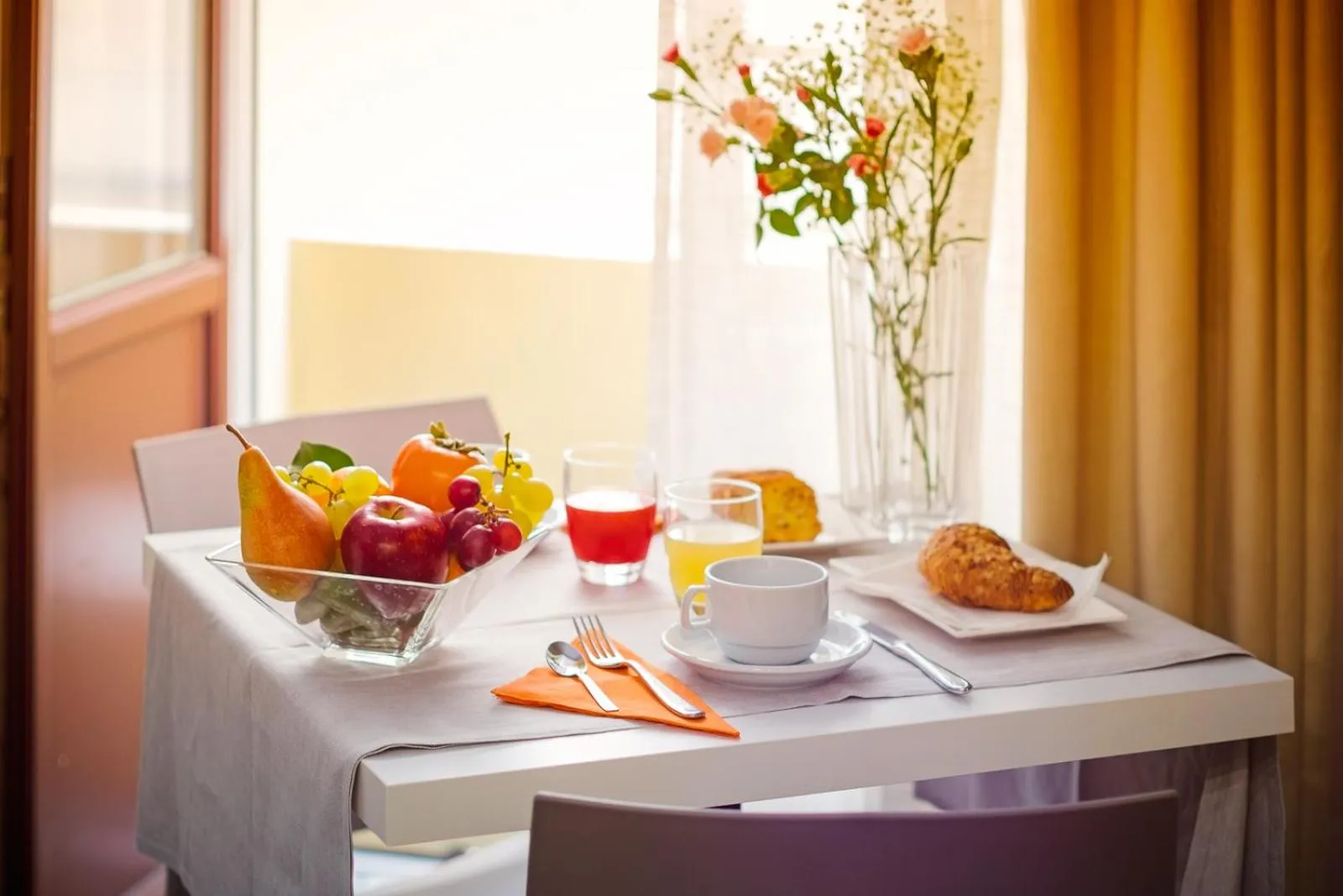 Food and drinks in Vela Rooms