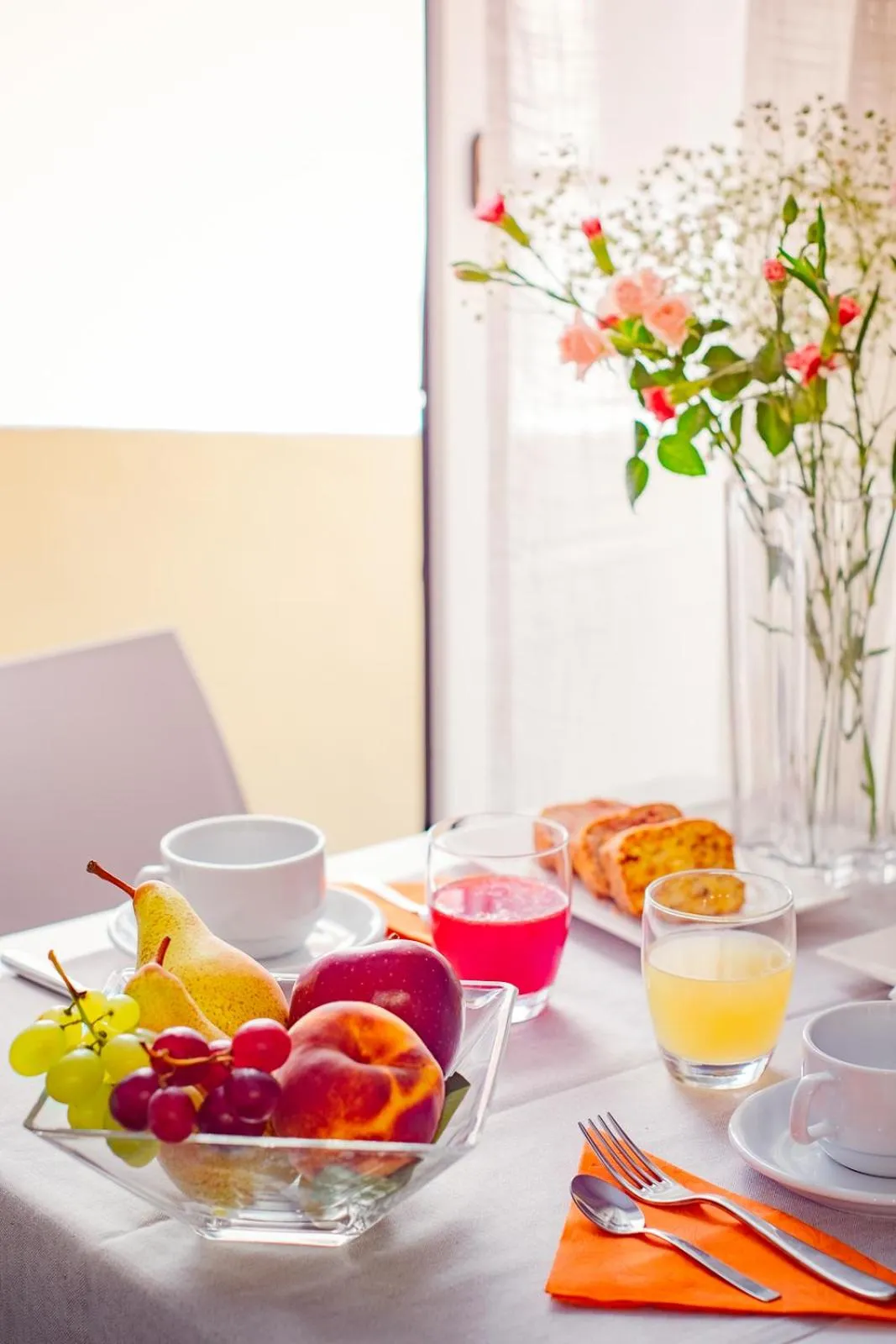 Food and drinks in Vela Rooms