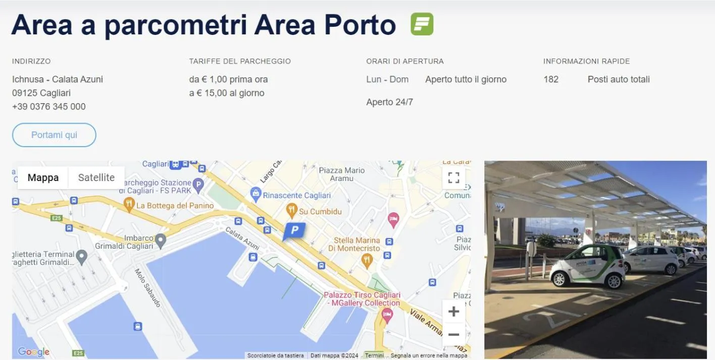 Parking in Vela Rooms