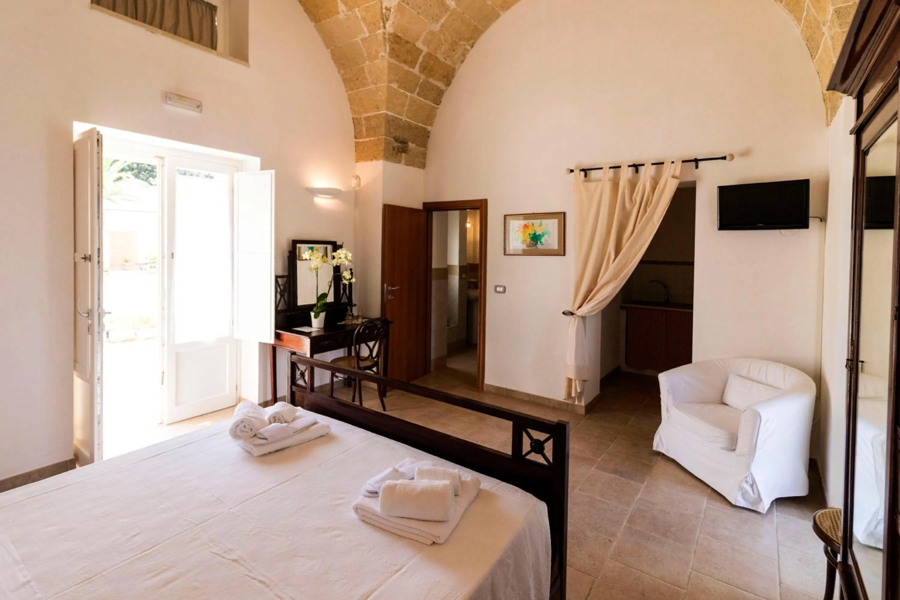 Bed in Masseria Carignani