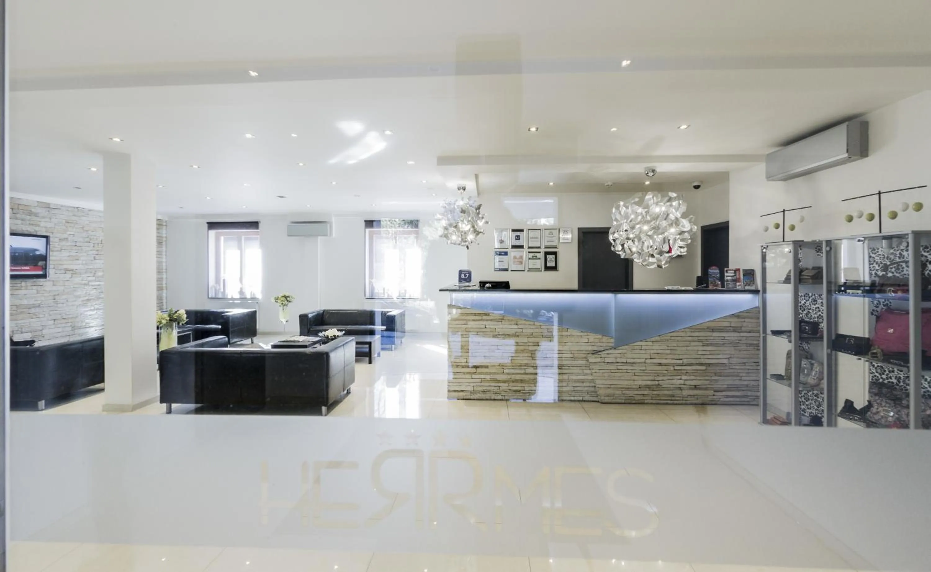 Lobby or reception in Hotel Herrmes