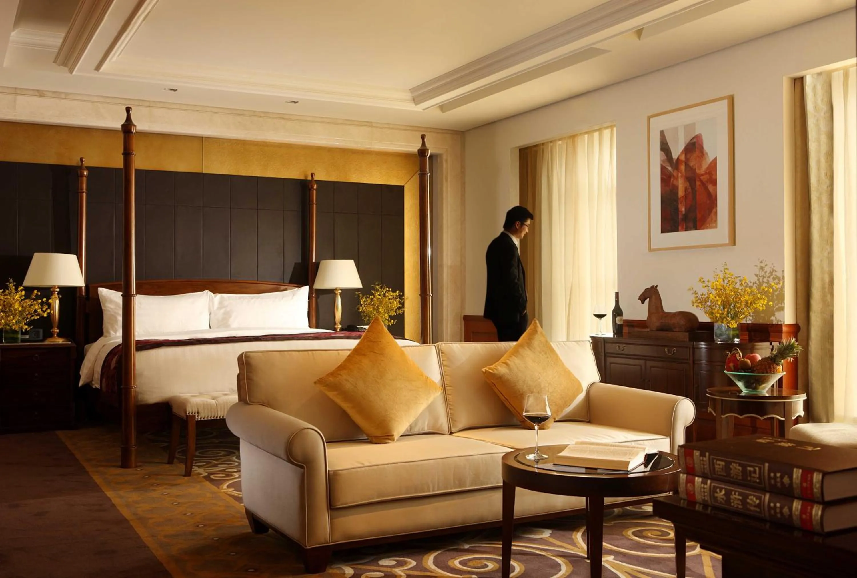 Photo of the whole room in Crowne Plaza Tianjin Binhai by IHG