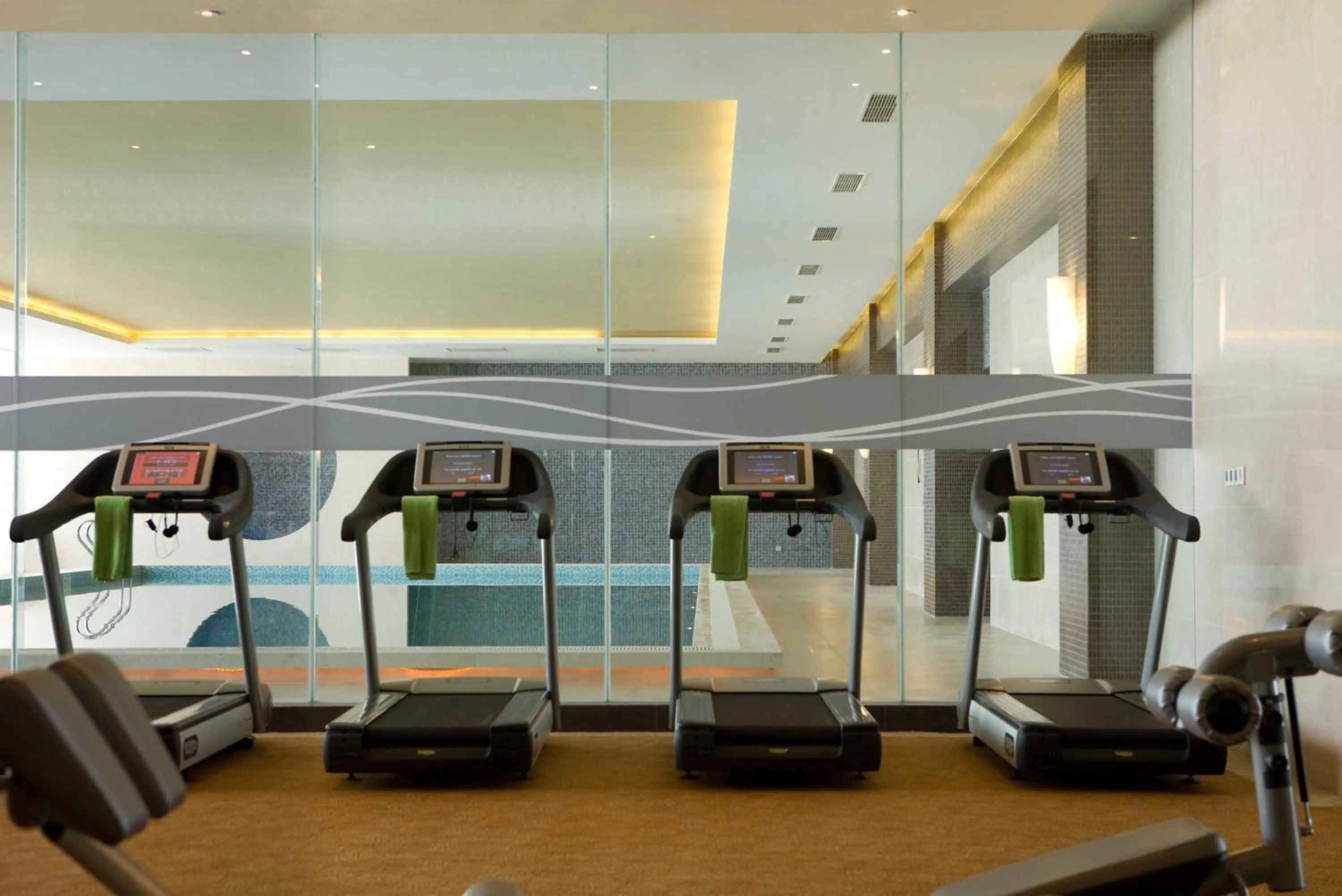 Fitness centre/facilities in Crowne Plaza Tianjin Binhai by IHG
