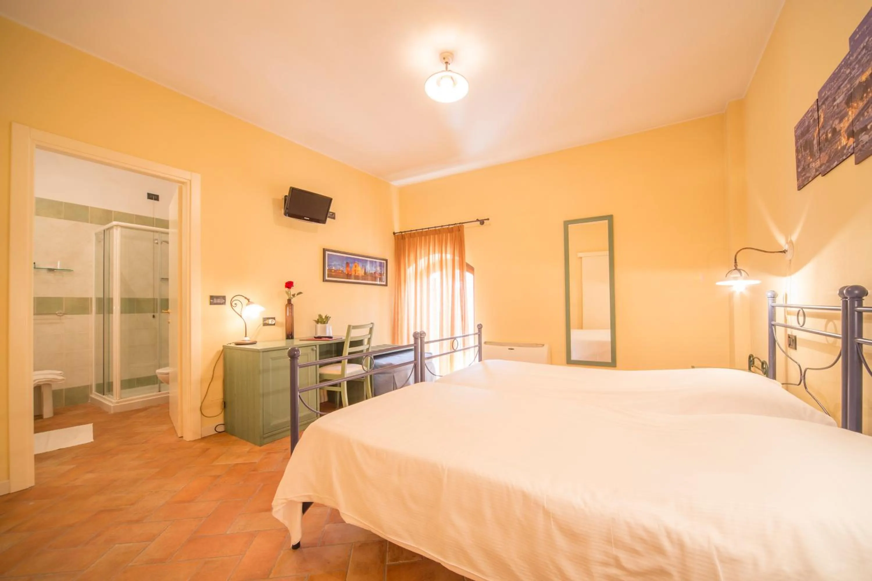 Bedroom, Bed in Hotel Antichi Cortili