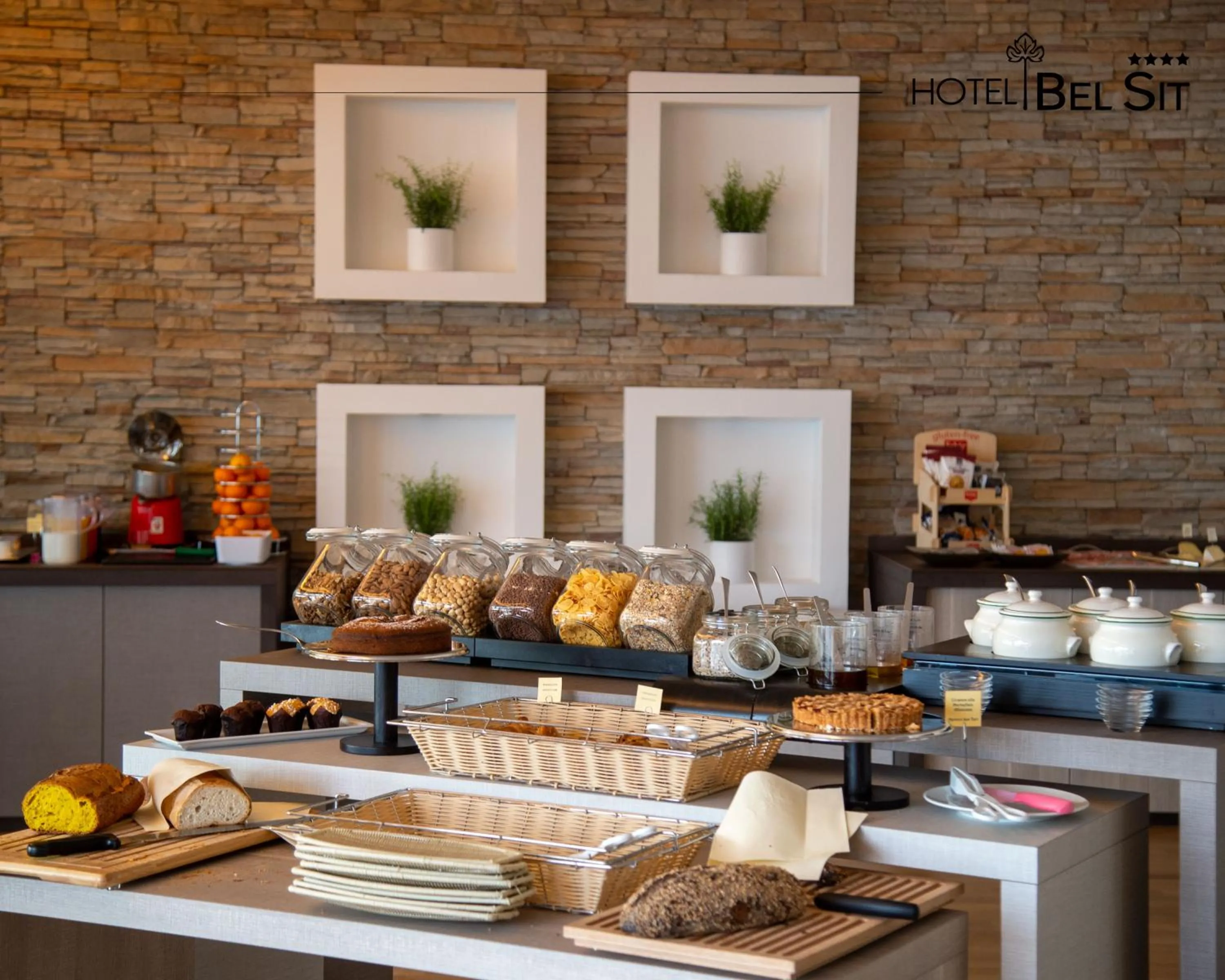 Buffet breakfast in Hotel Bel Sit