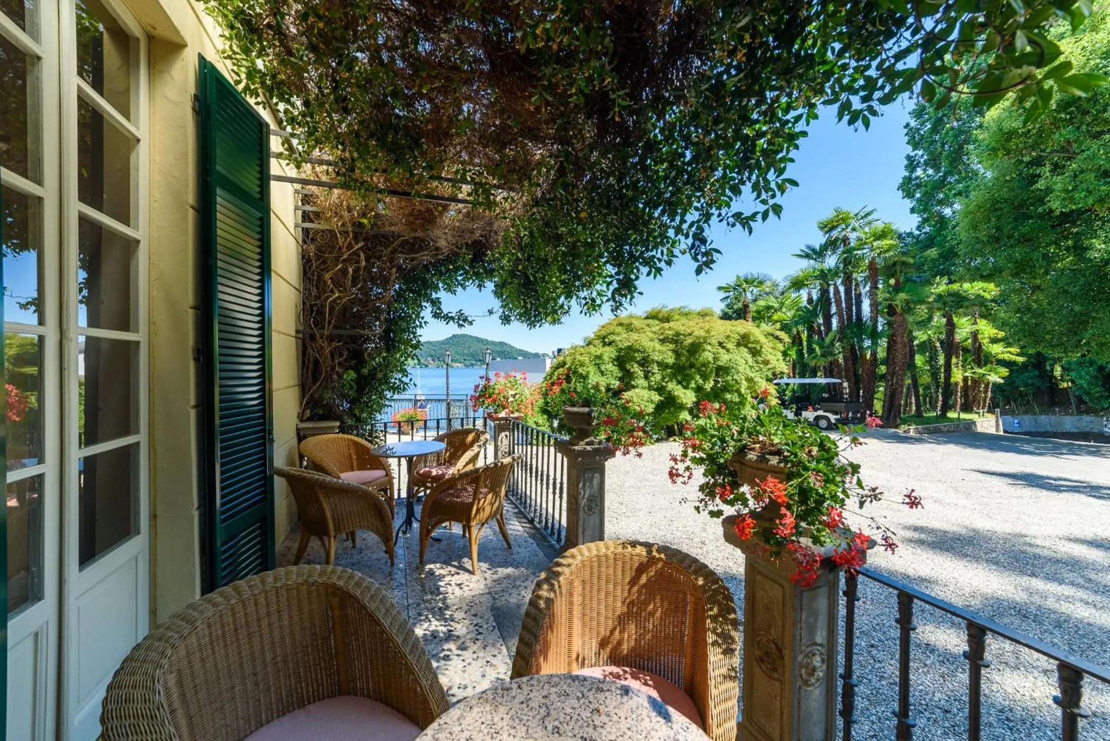 Patio in Hotel Villa Paradiso