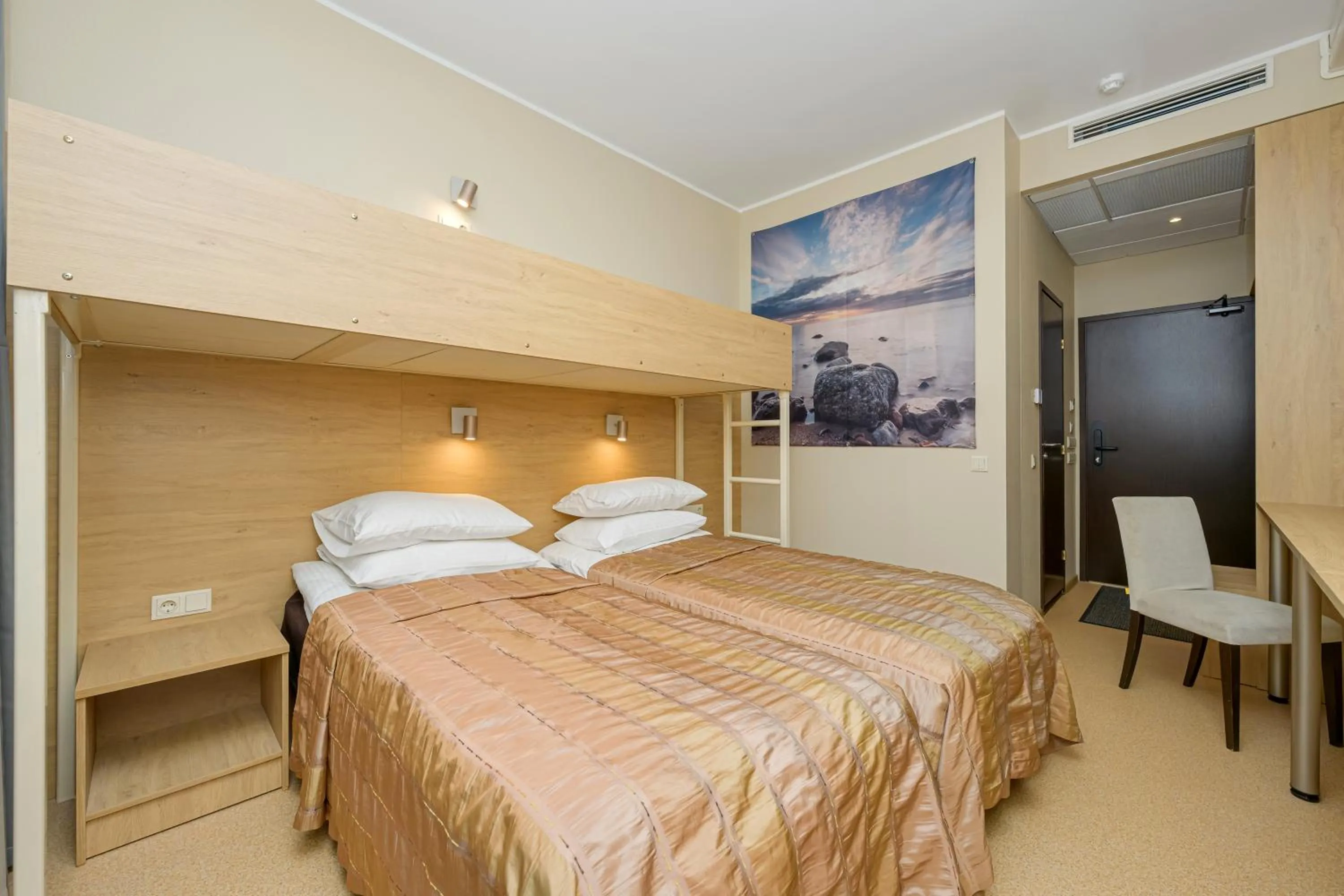 Bed in Hotel Rocca al Mare
