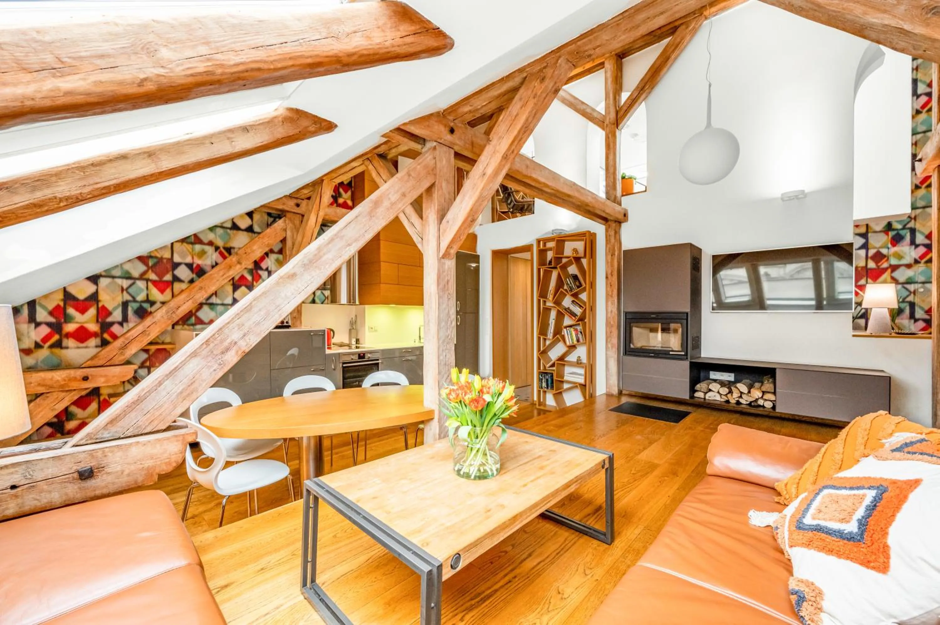 Living room in Malostranská Residence