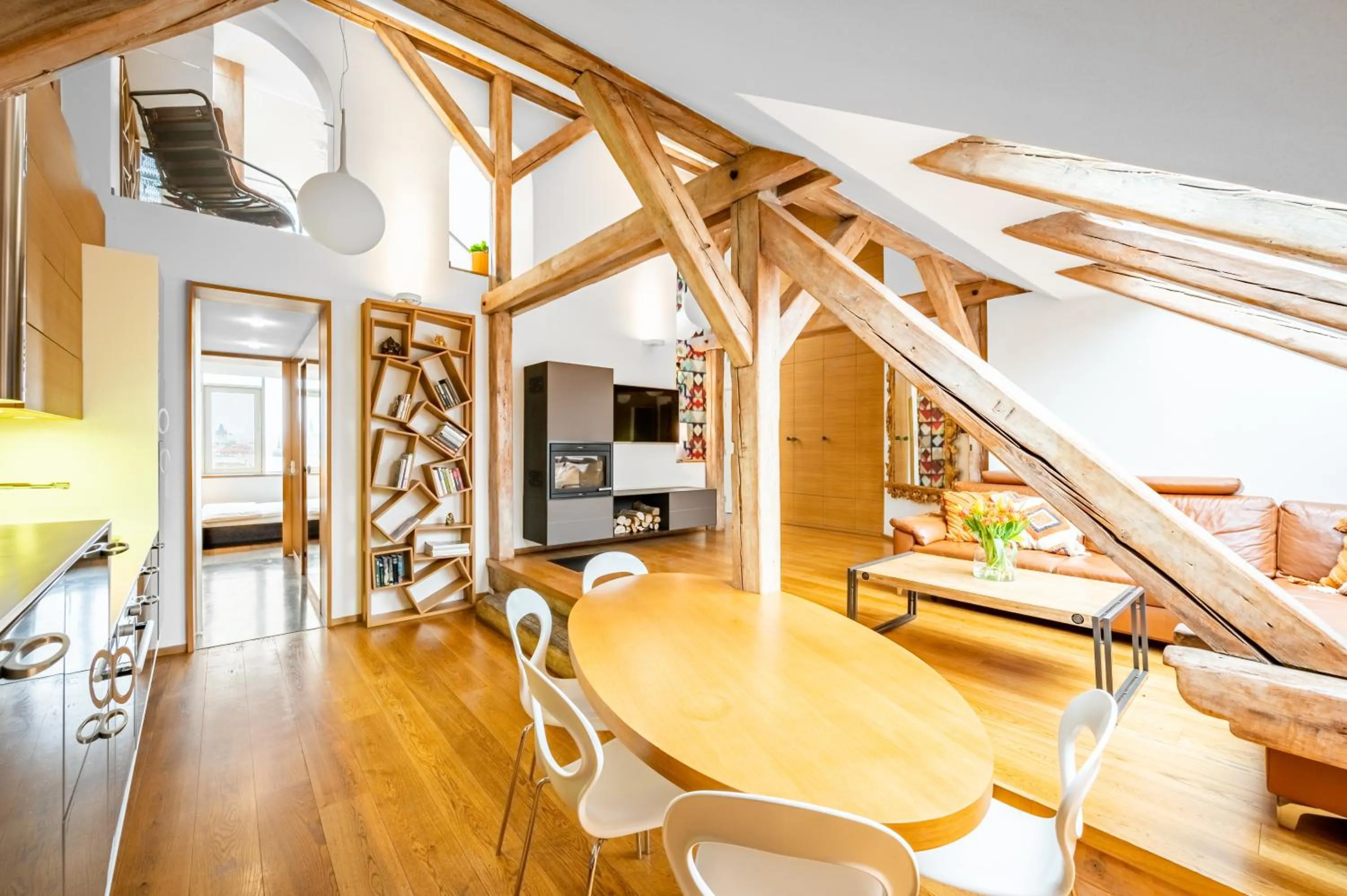 Dining area in Malostranská Residence
